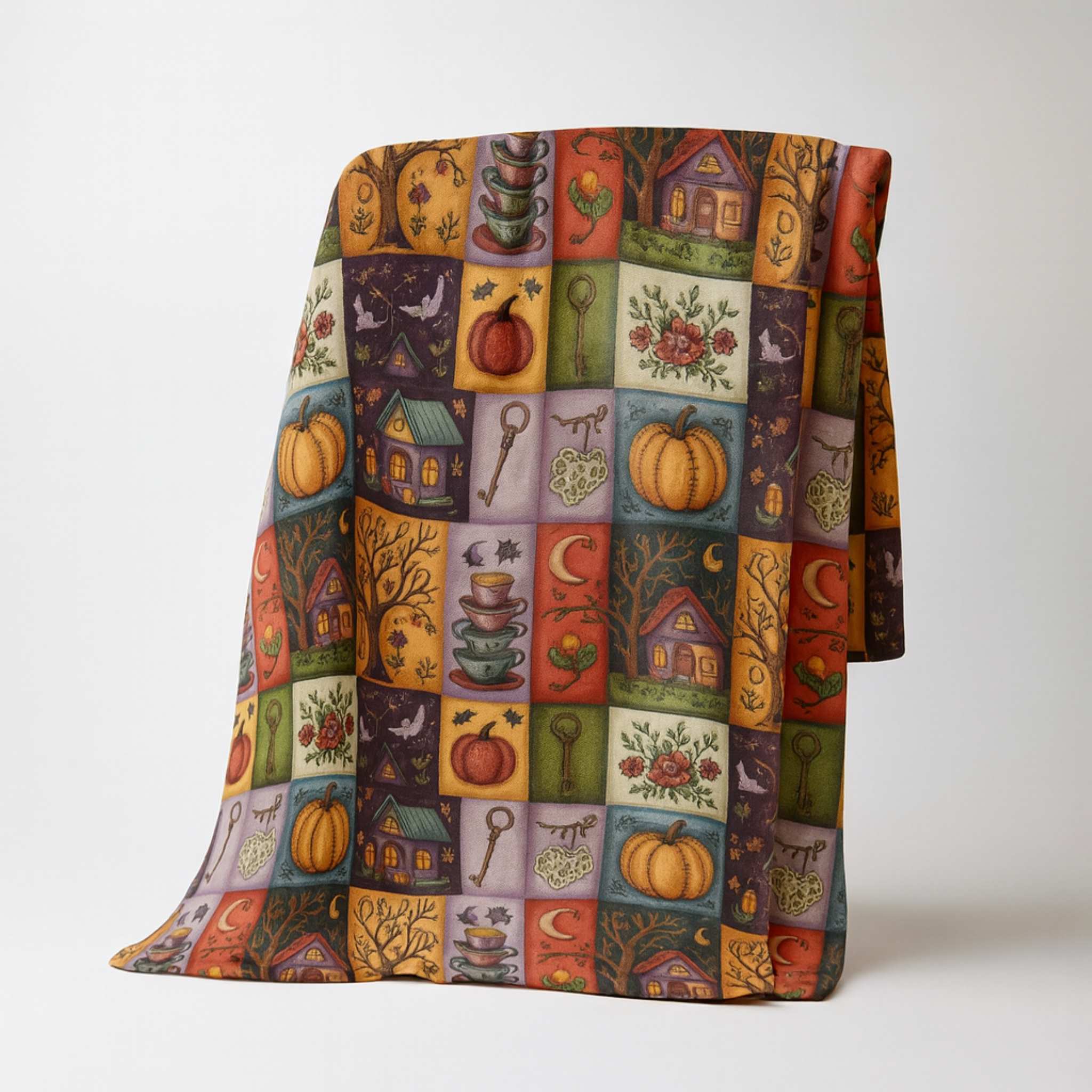 Halloween Patchwork – Folk Art Cottagecore | Hallow Season
