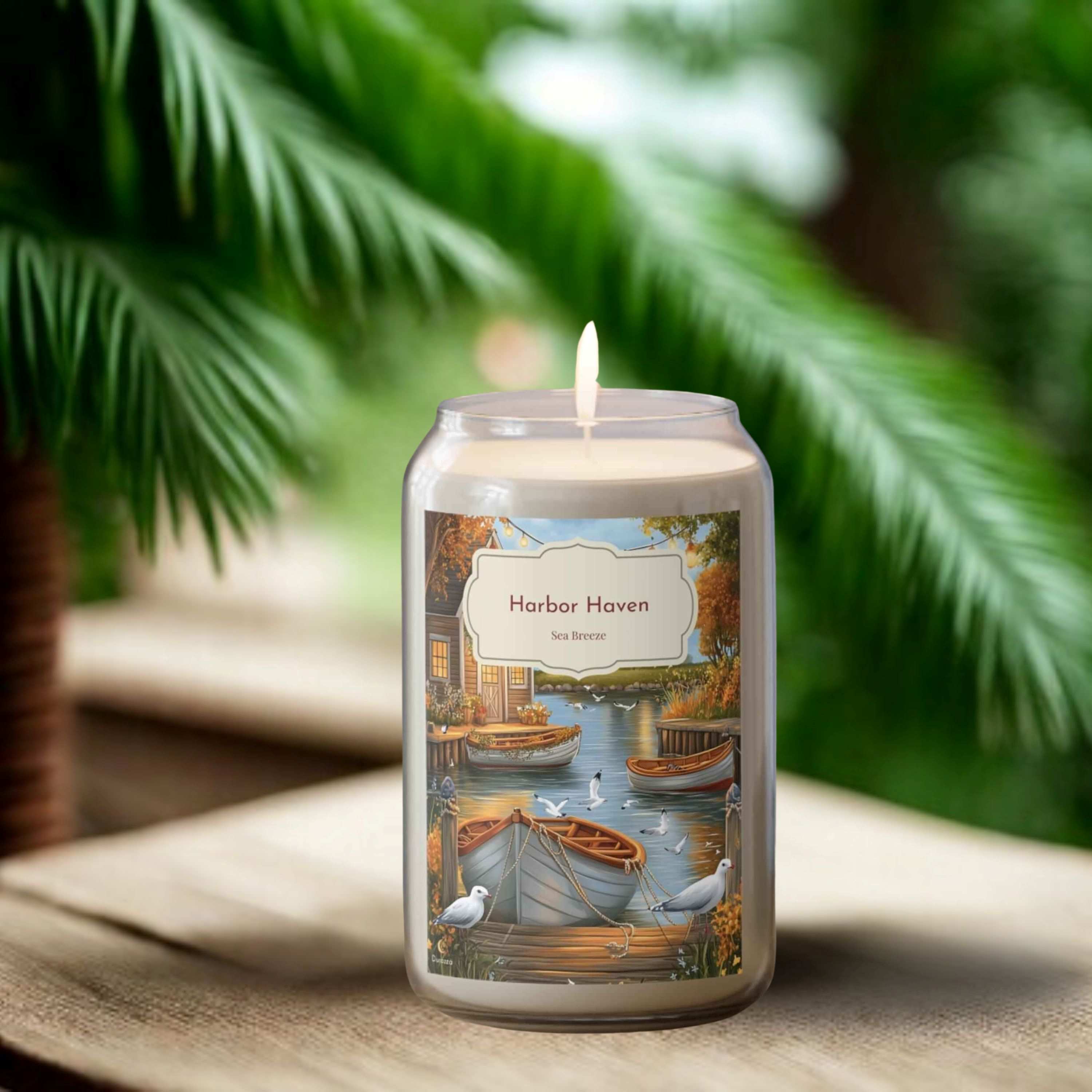 Beach Soy Candle: Non Toxic Sea Breeze Scent | Harbor Haven