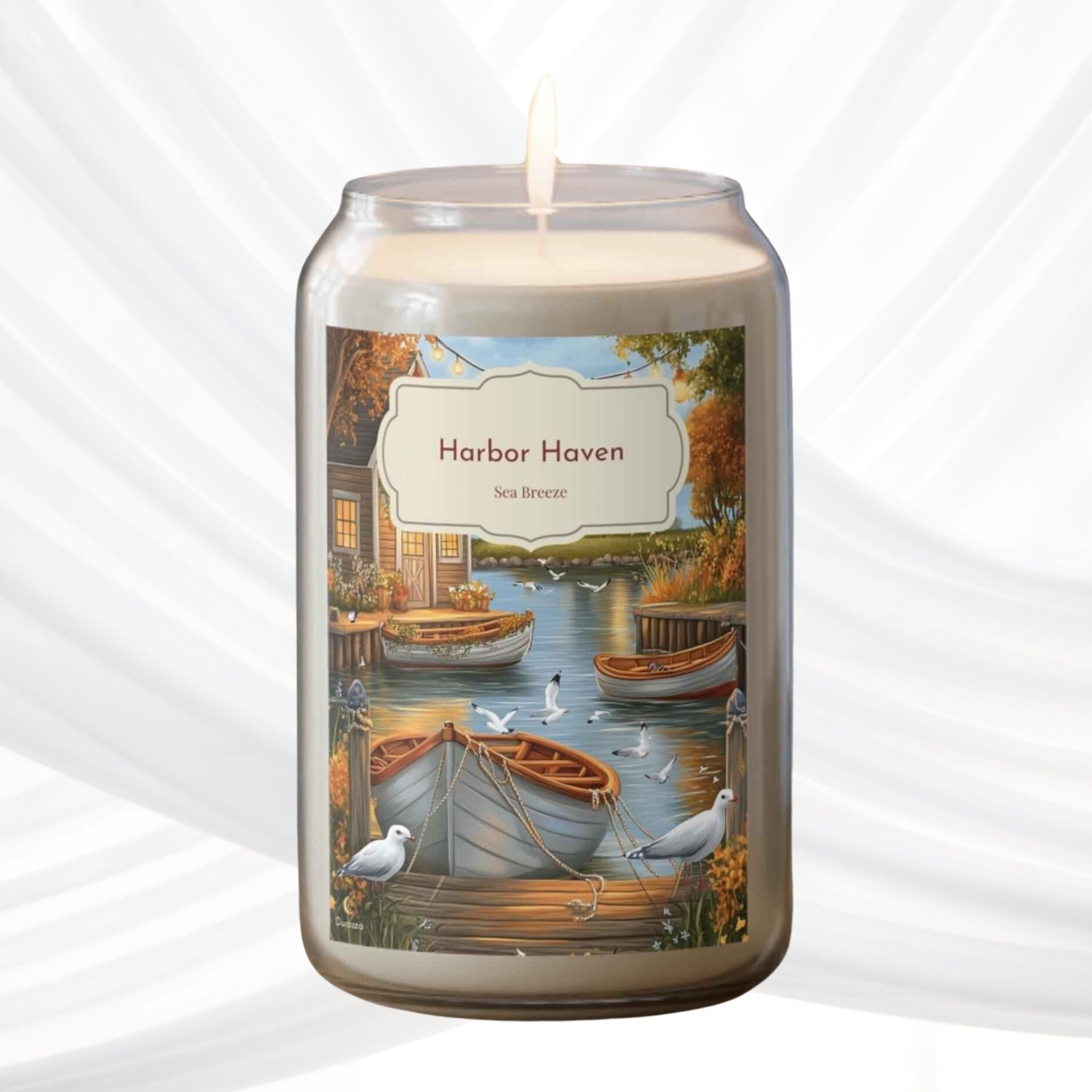 Beach Soy Candle: Non Toxic Sea Breeze Scent | Harbor Haven