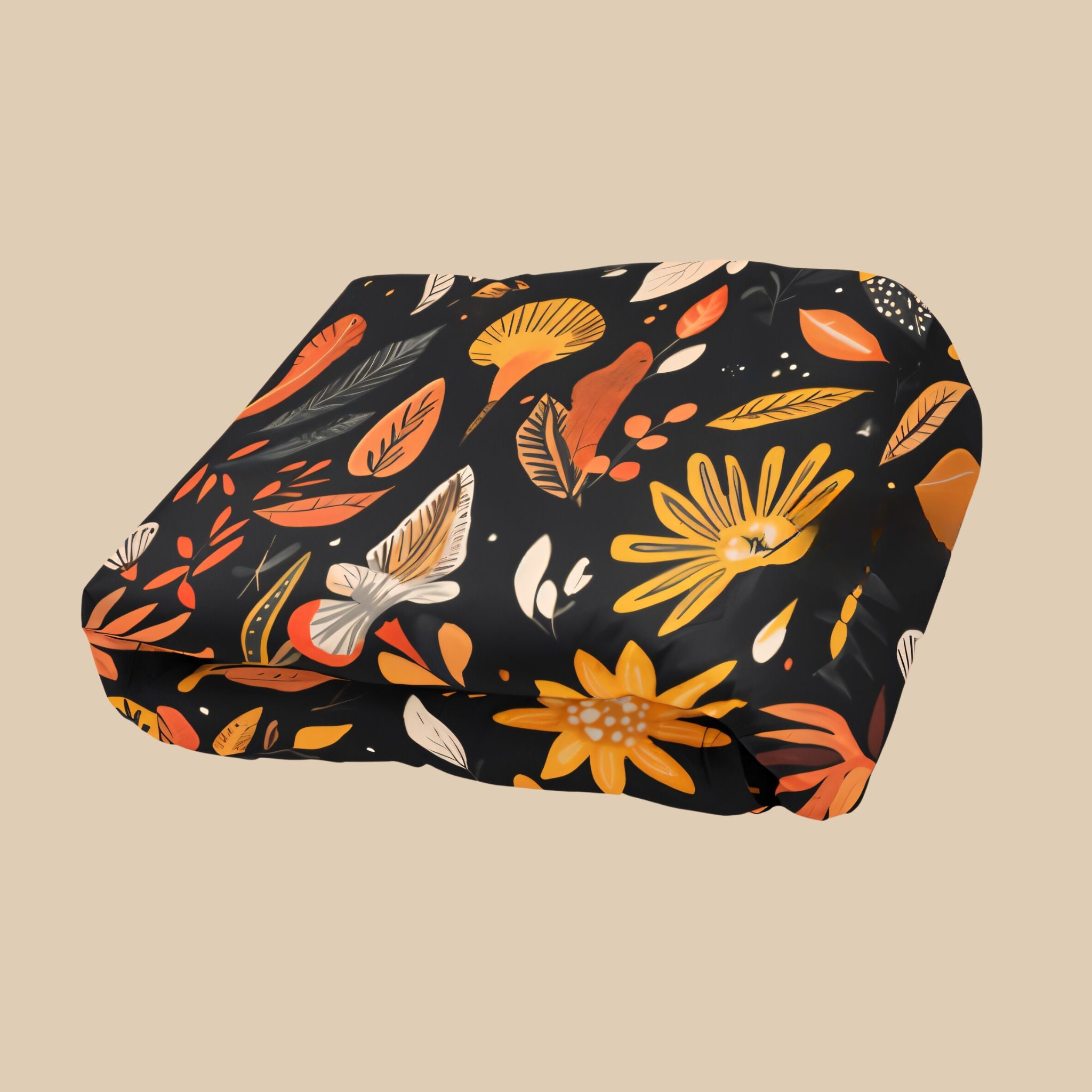 Autumn Floral Throw Blanket – Fall Home Decor | Harvest Hues