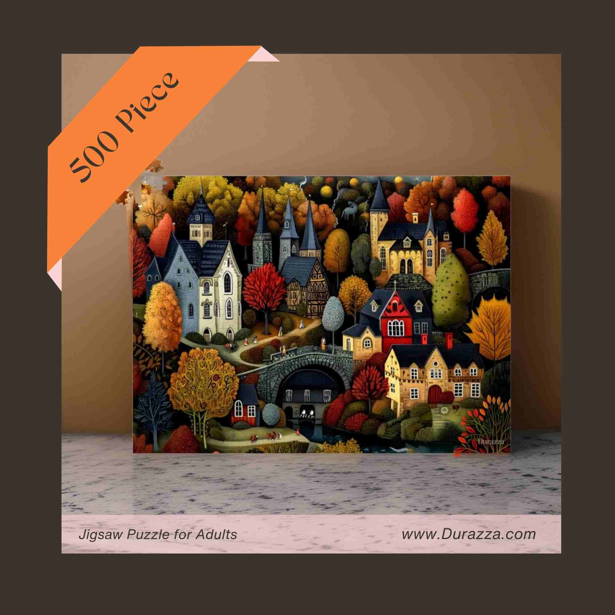 Vermont Harvest Wooden Jigsaw Puzzle 500 or 1000 Pieces