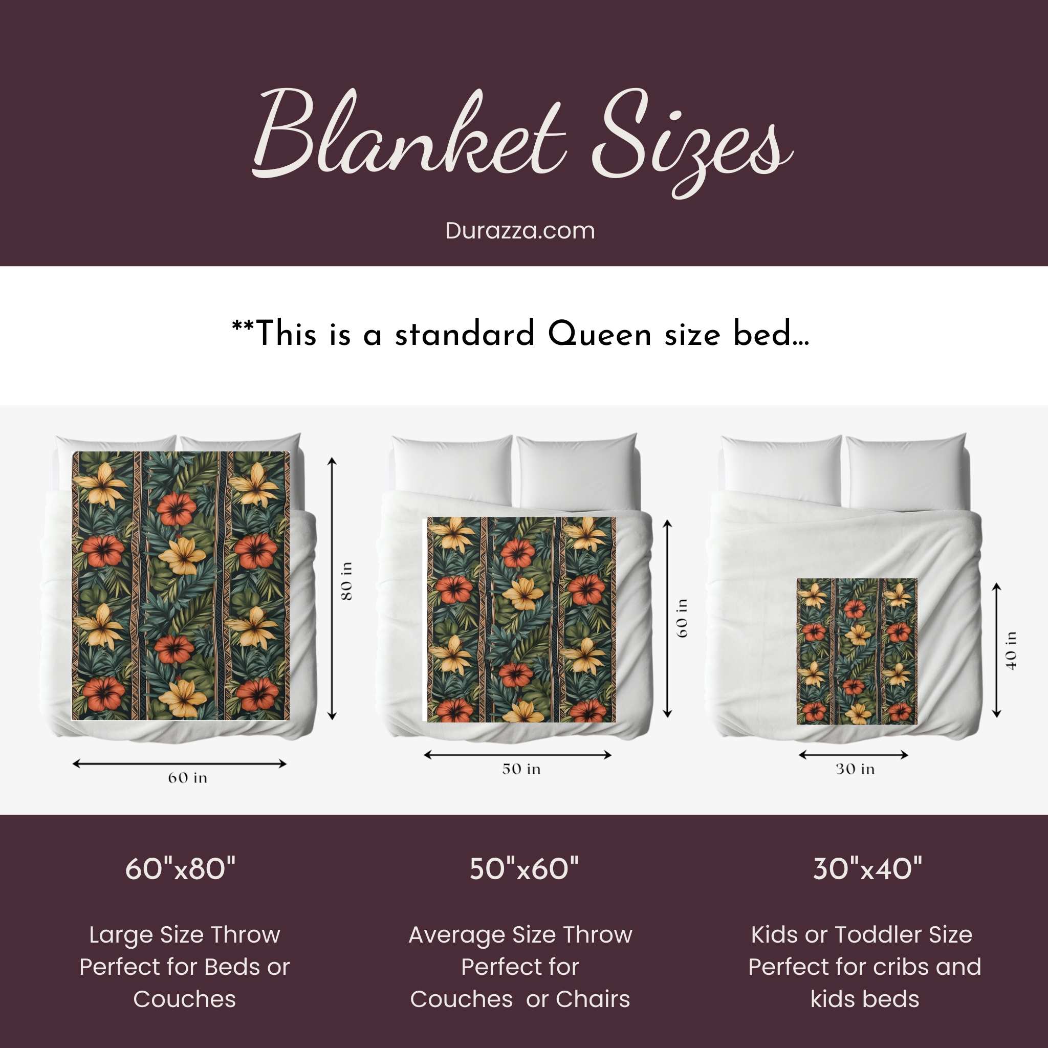 Tropical Throw Blanket - Boho Jungle Decor | Island Luxe