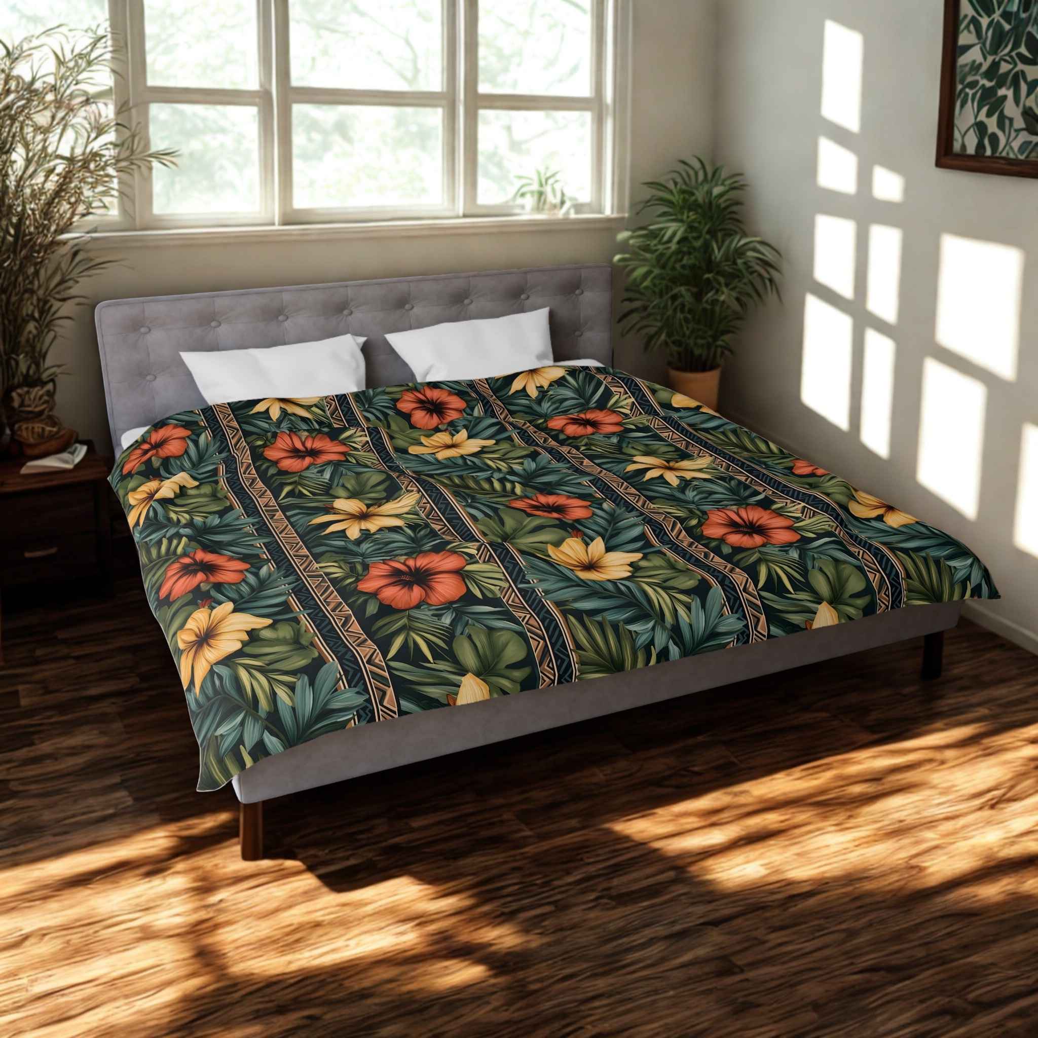 Tropical Jungle Duvet Cover: Exotic Decor | Island Luxe