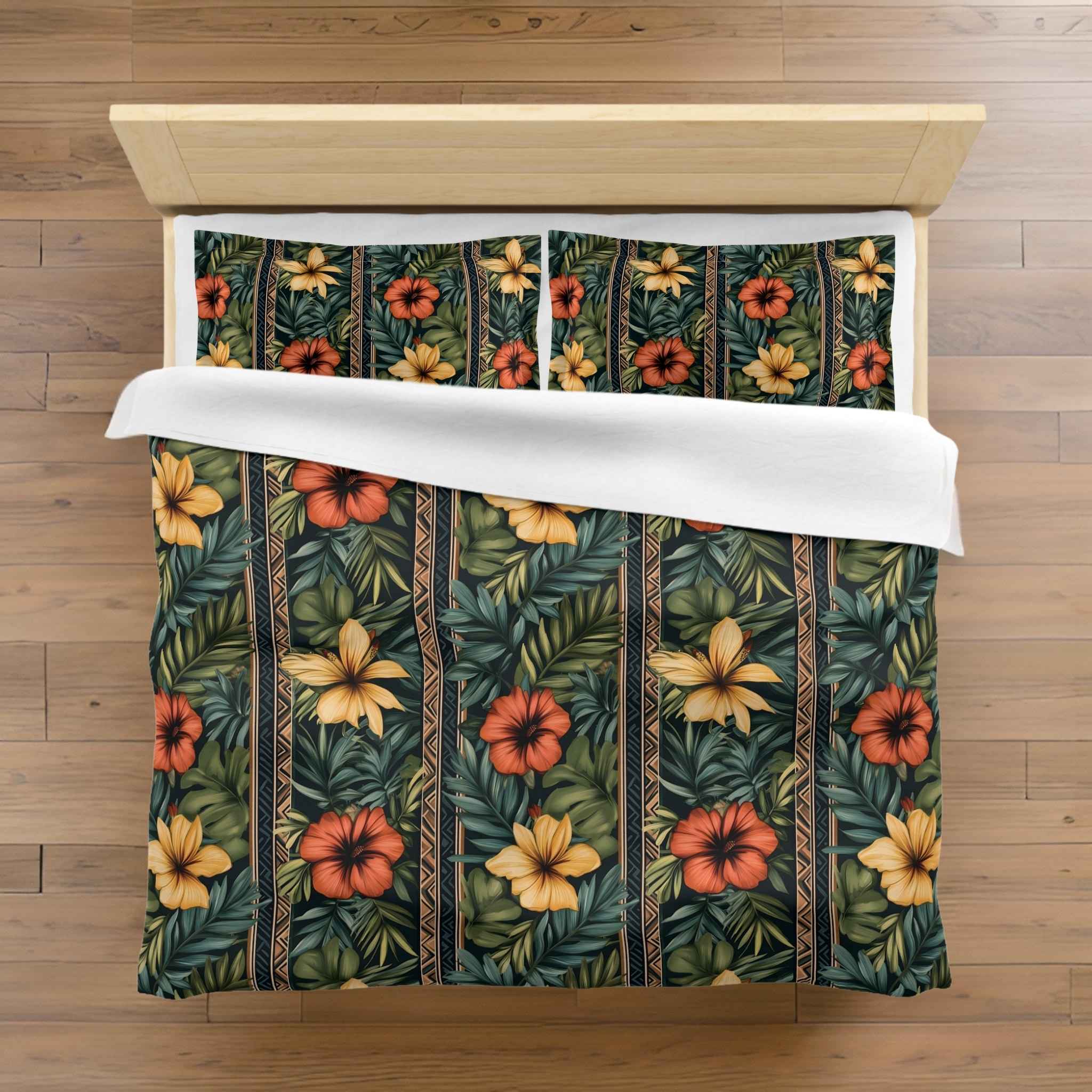 Tropical Jungle Duvet Cover: Exotic Decor | Island Luxe