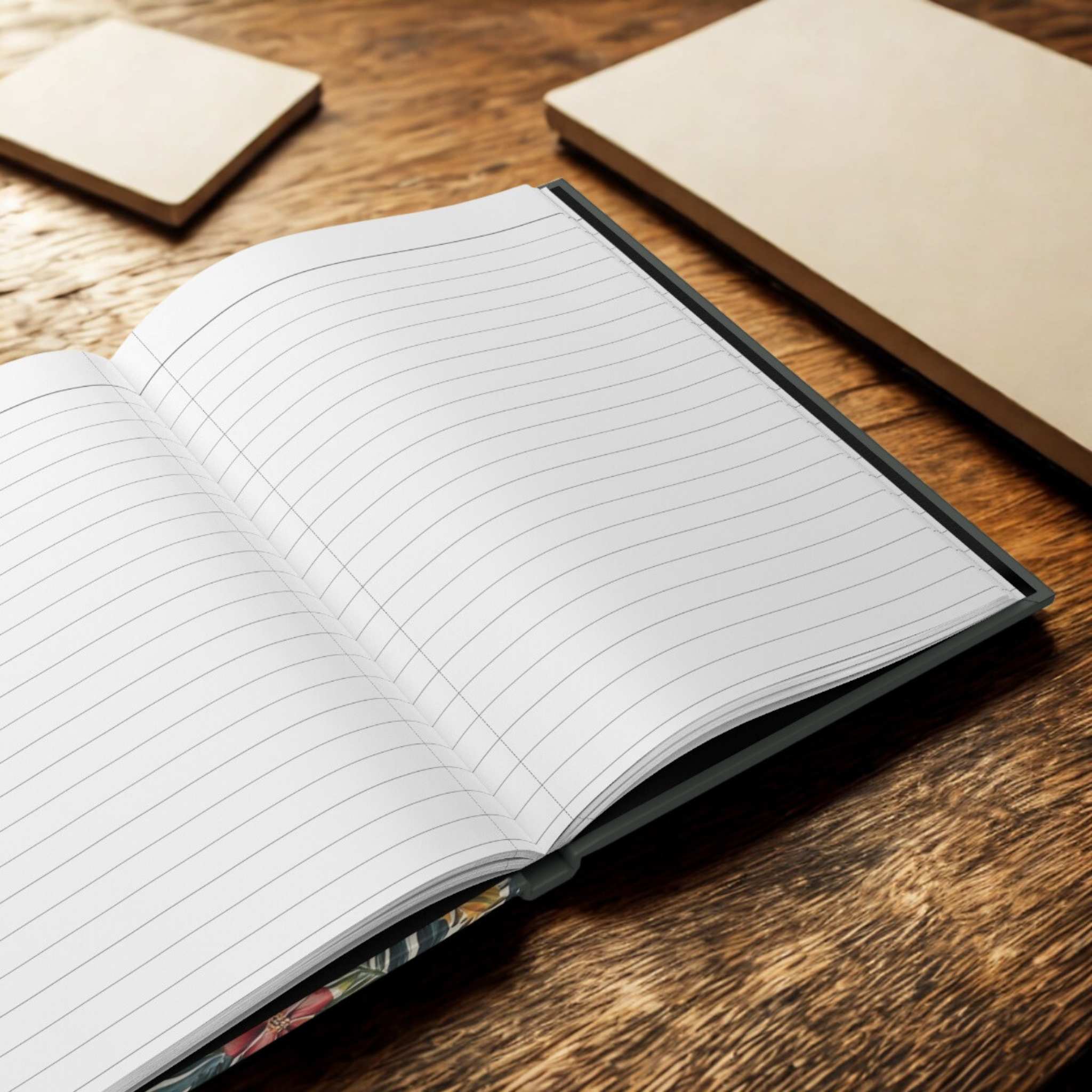 Tropical Jungle Journal with Palm Leaves | Island Bloom