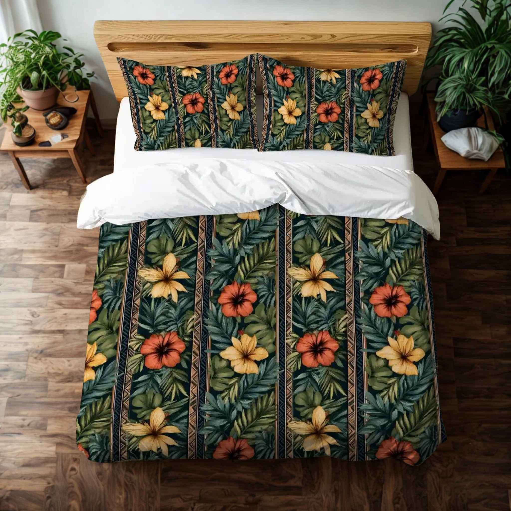 Tropical Jungle Duvet Cover: Exotic Decor | Island Luxe