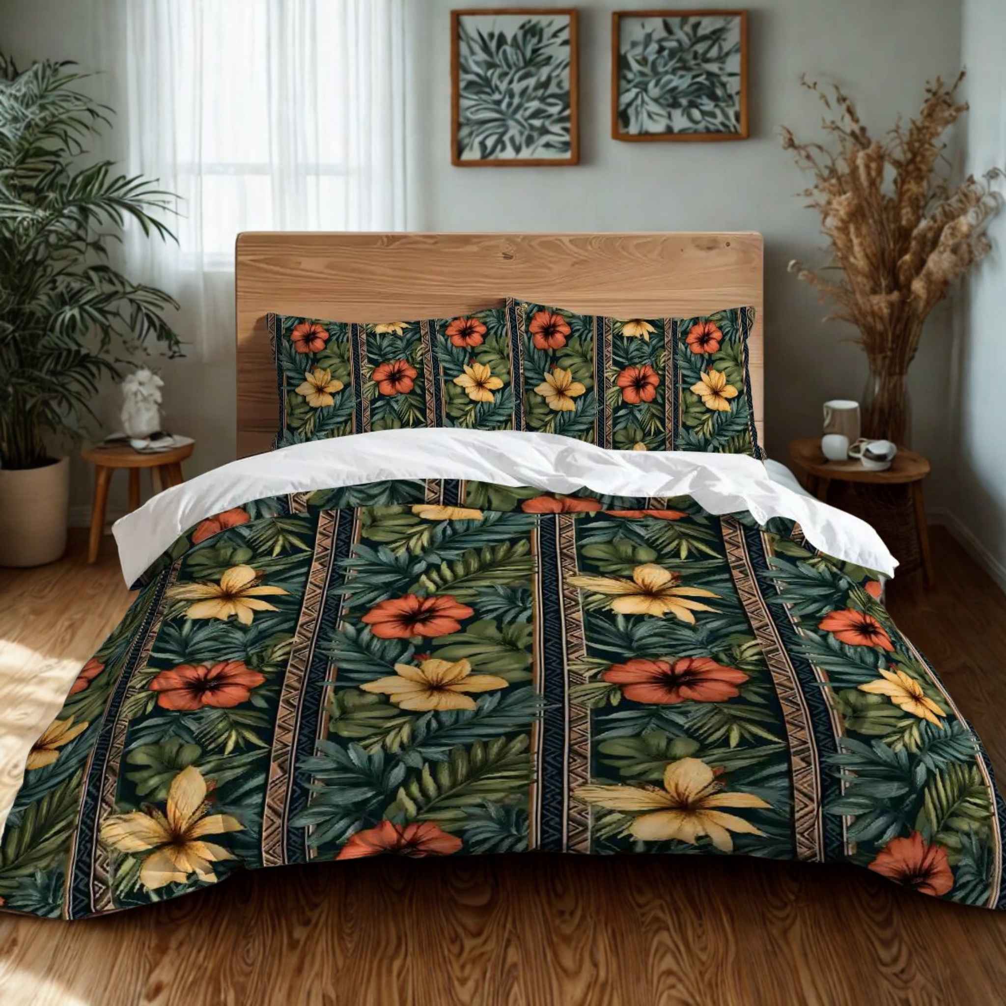 Tropical Jungle Duvet Cover: Exotic Decor | Island Luxe