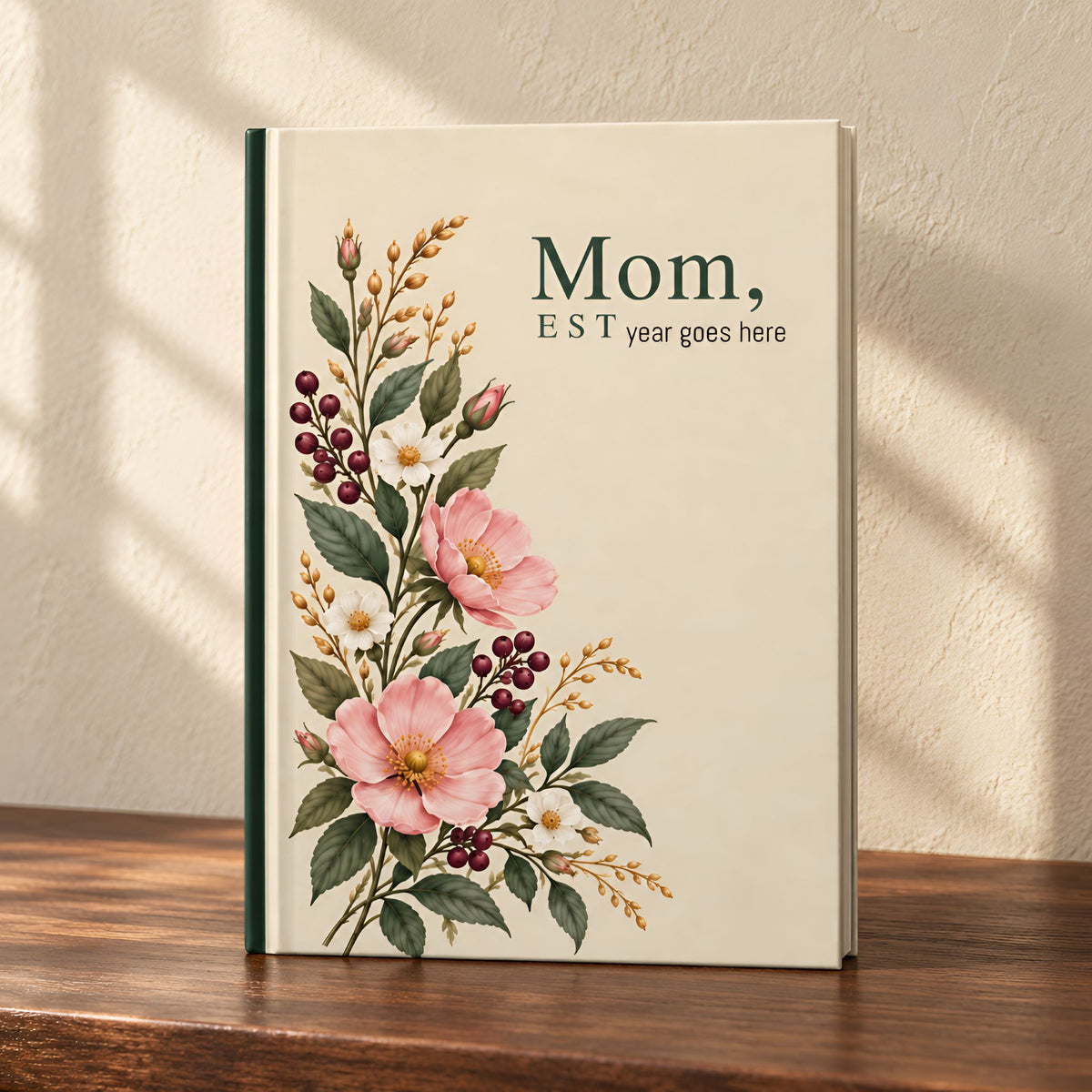 Personalized New Mom Journal with Established Year