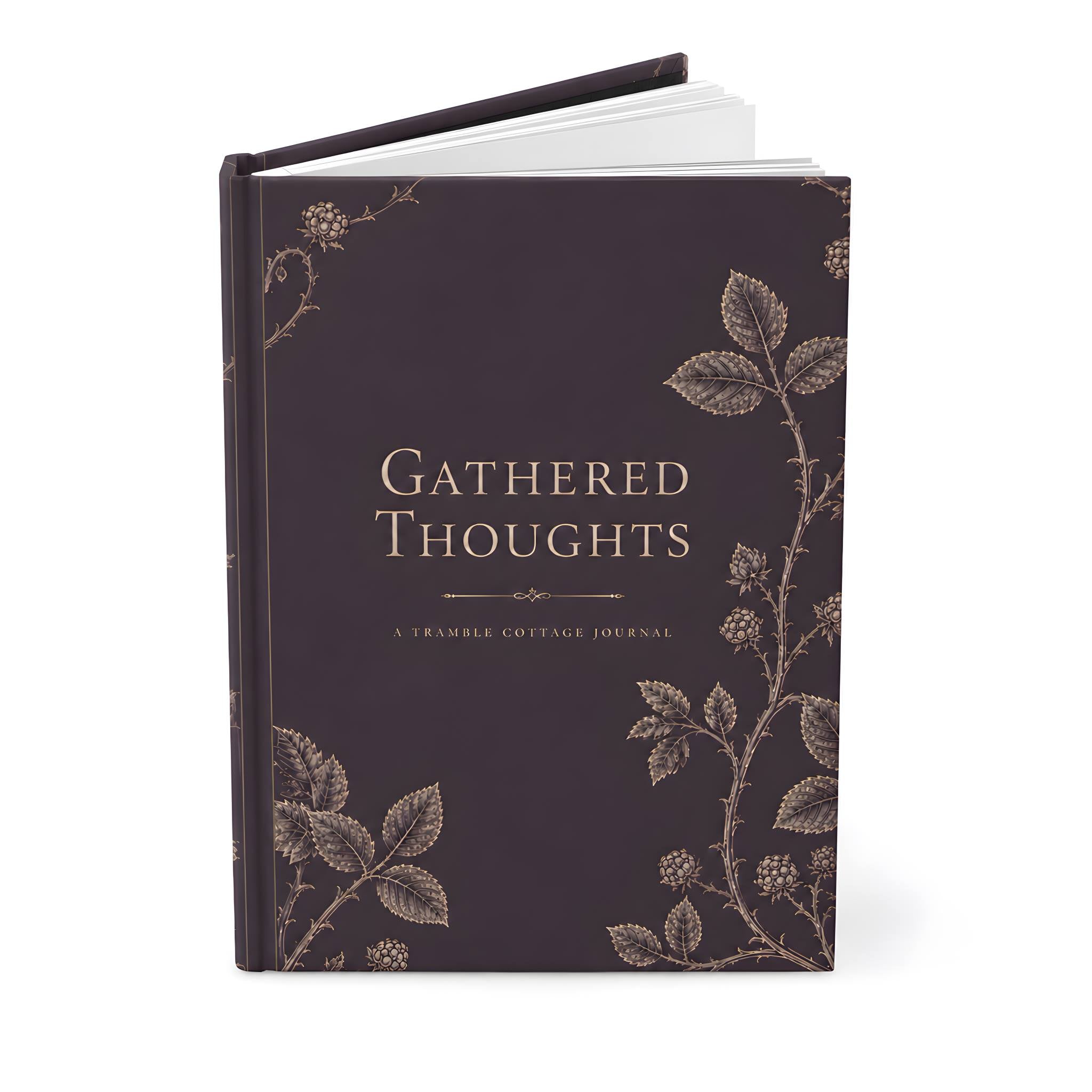 Blackberry Purple Hardcover Journal, 5.75" × 8" | Gathered Thoughts