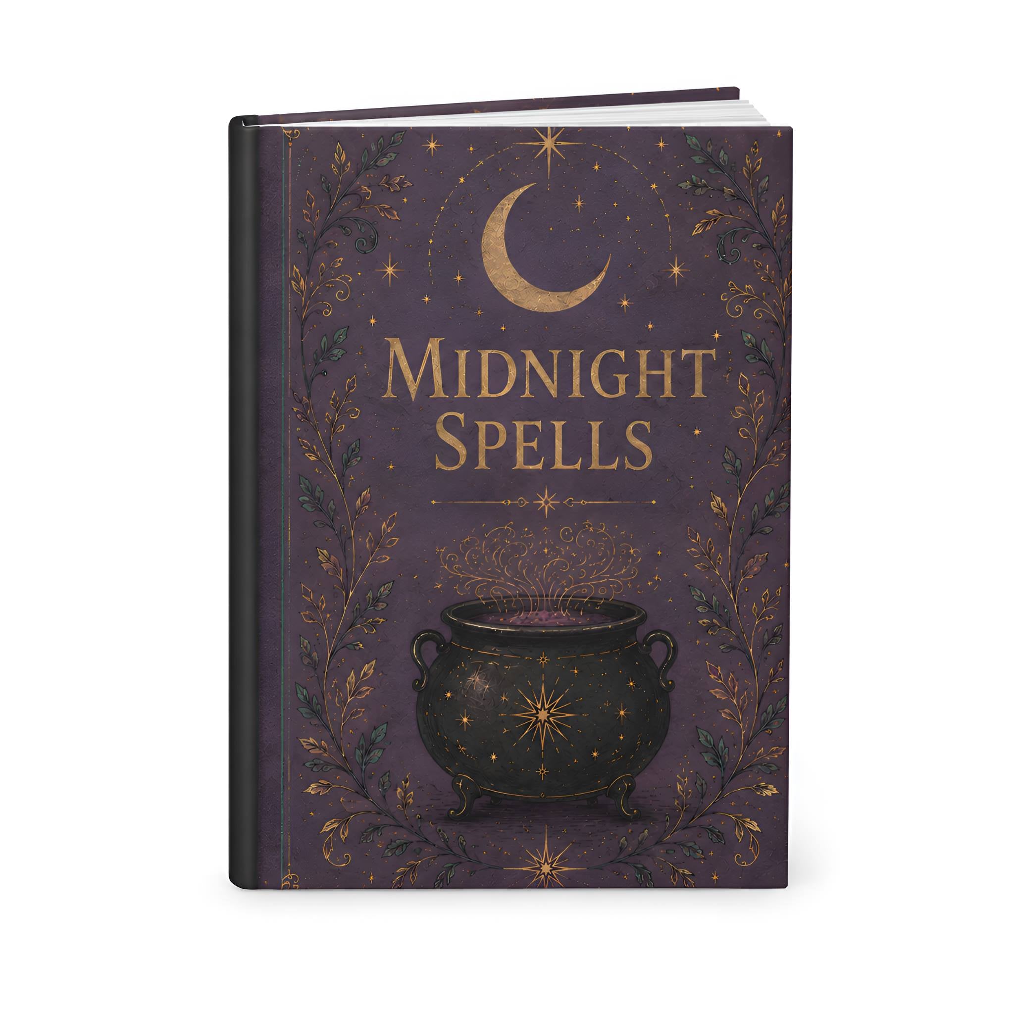 Witchy Cauldron Hardcover Journal, 150 Pages | Midnight Spells