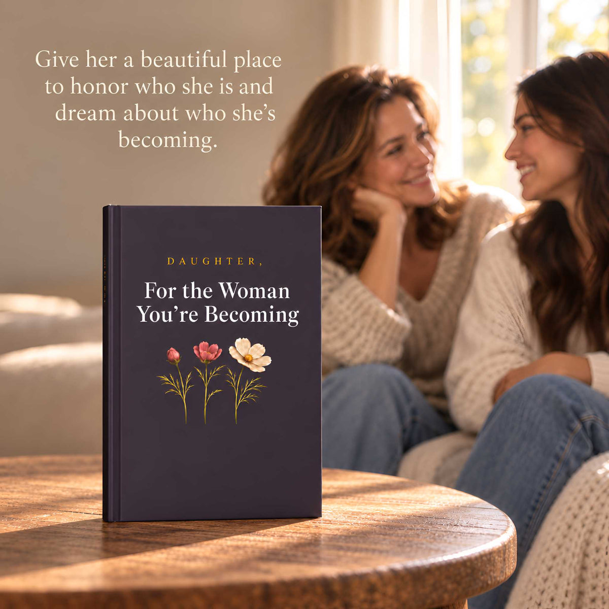 Daughter Floral Hardcover Journal | For the Woman You’re Becoming