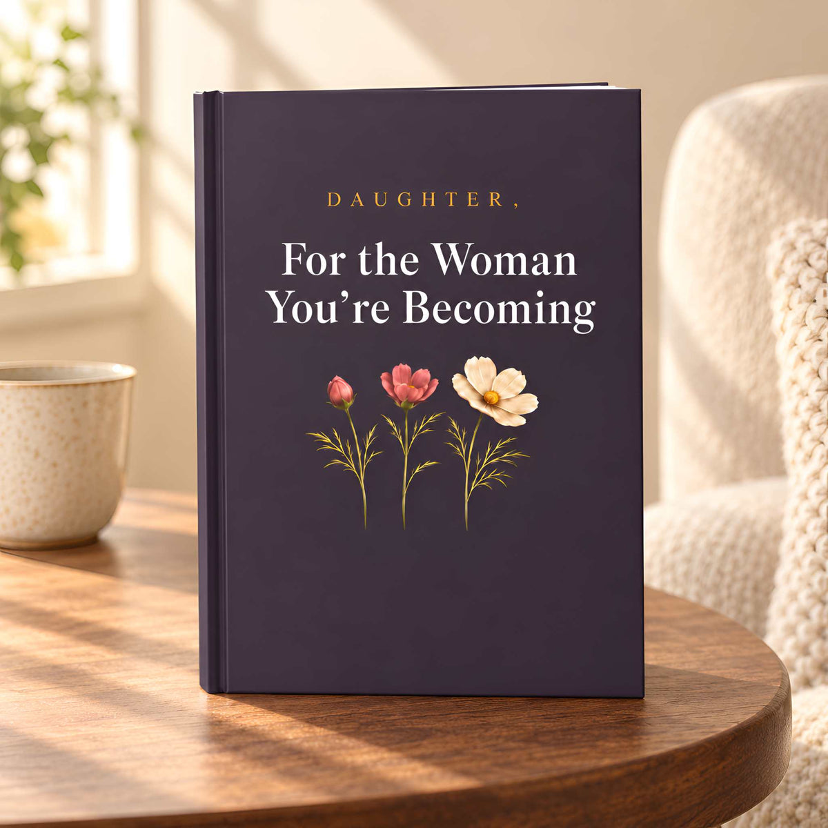 Daughter Floral Hardcover Journal | For the Woman You’re Becoming