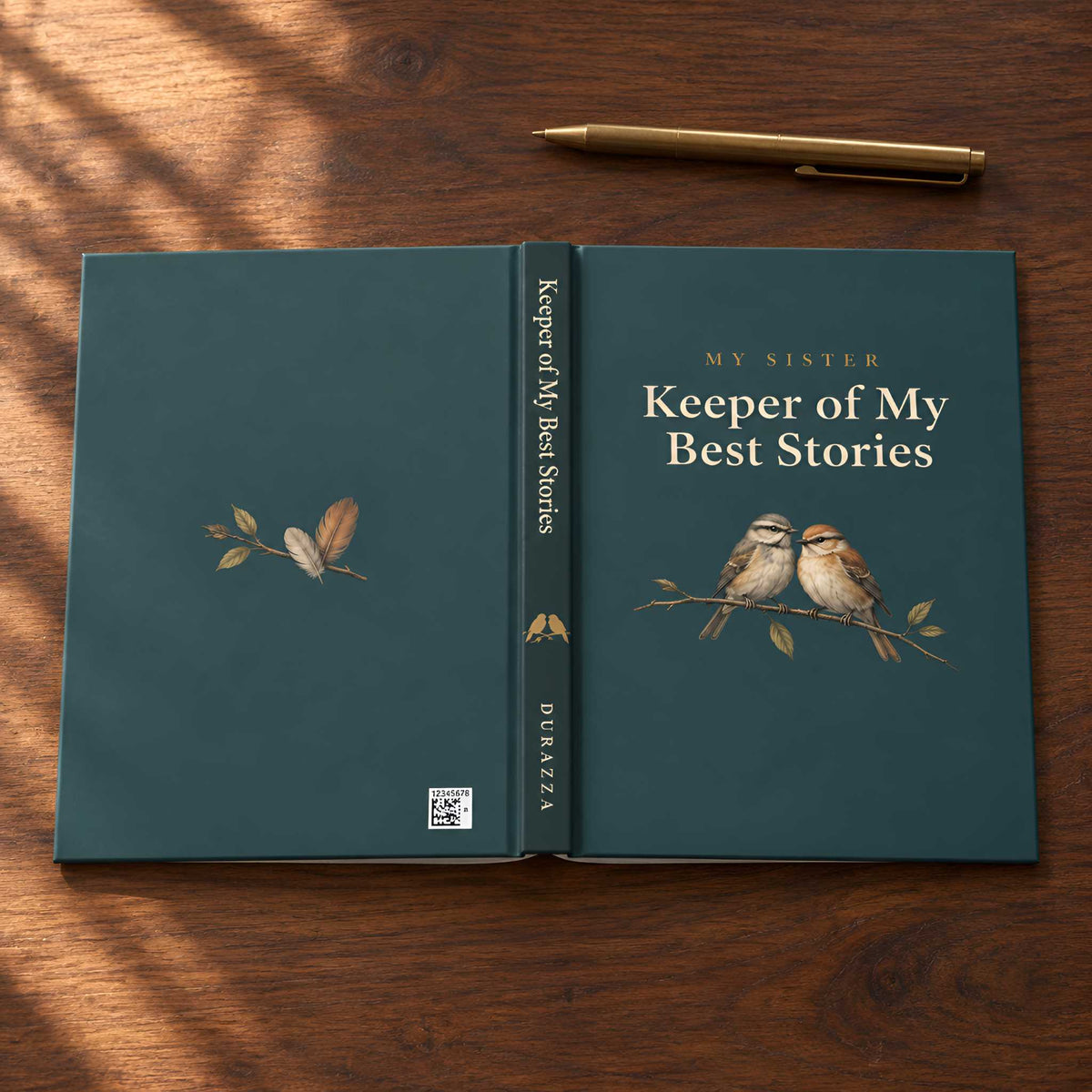 Sister Hardcover Journal Gift | Keeper of My Best Stories