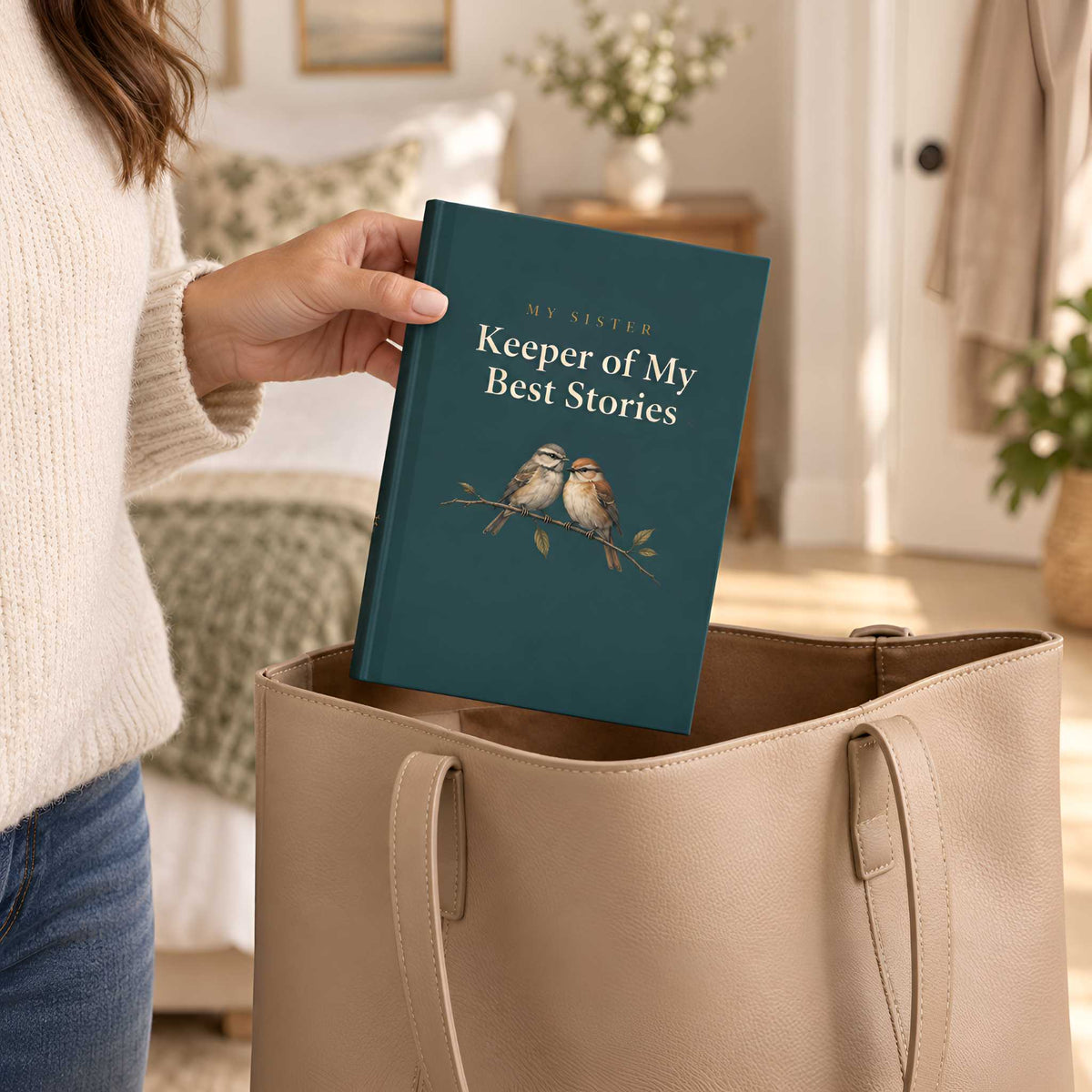 Sister Hardcover Journal Gift | Keeper of My Best Stories