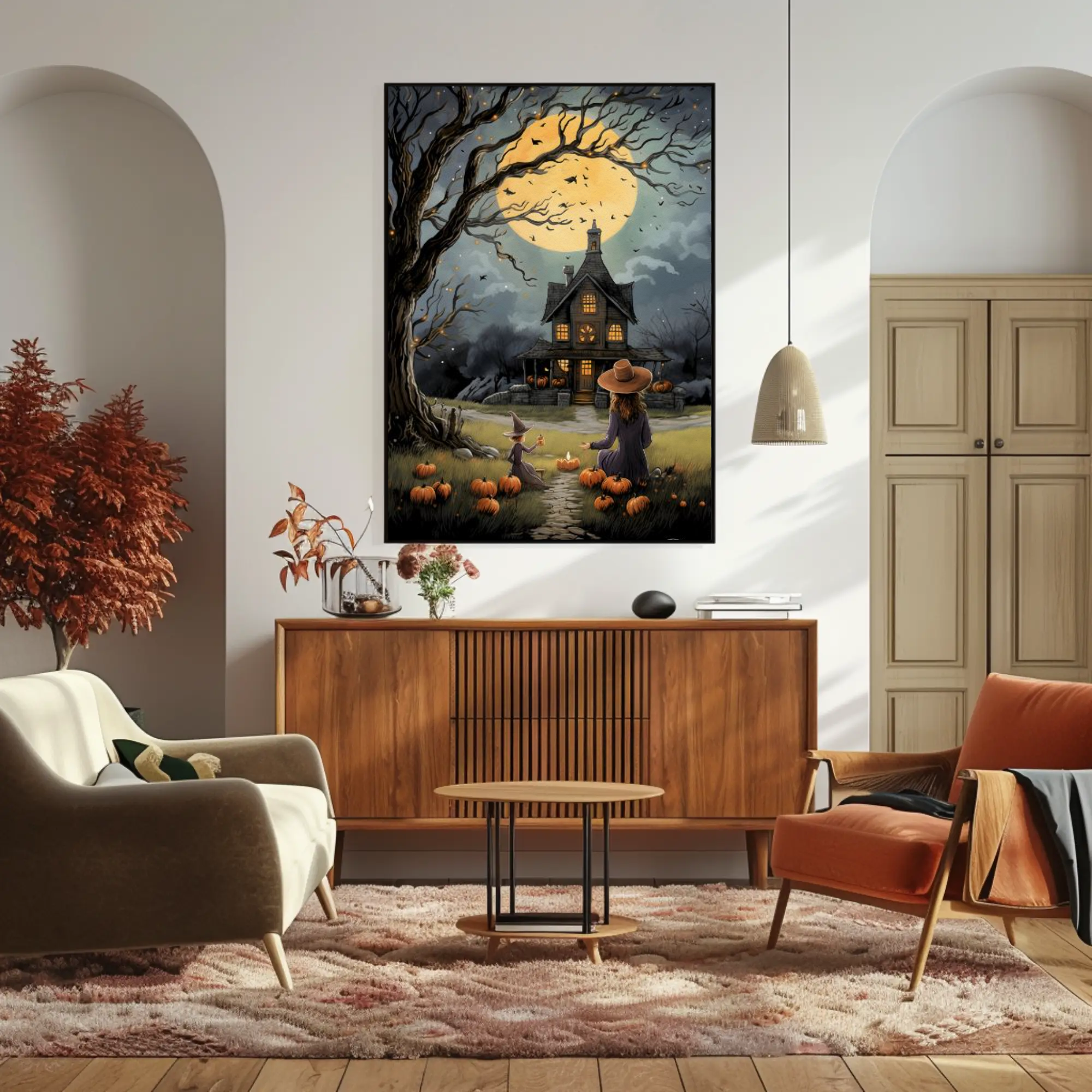 Little Witch’s Nightly Spell Poster: Kid Friendly