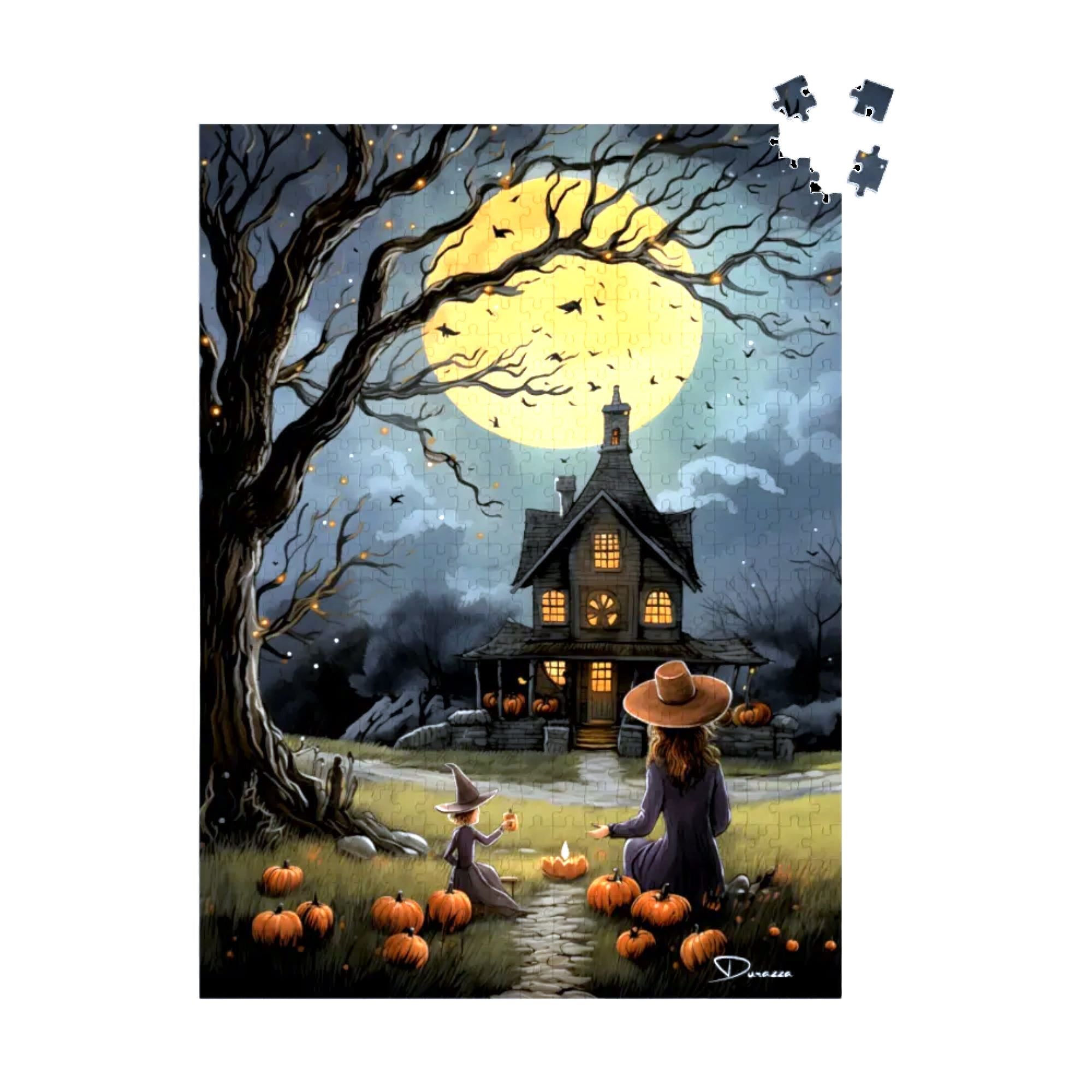 Little Witch’s Nightly Spell Jigsaw Puzzle 500 or 1000 Pieces