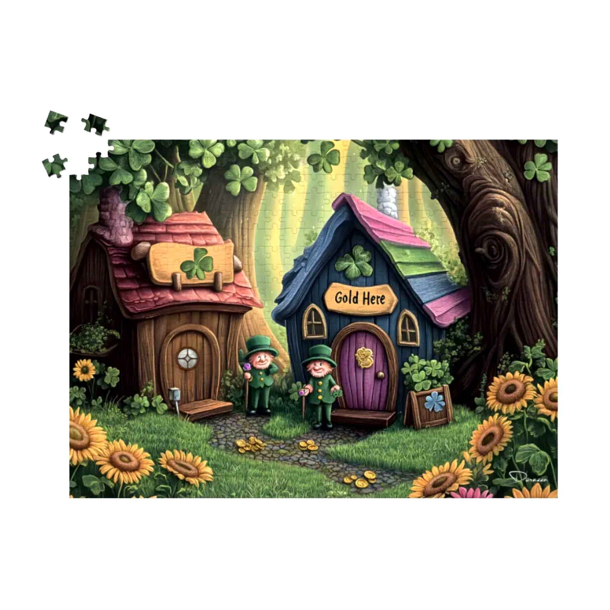 Leprechaun Jigsaw Puzzle - Whimsical Irish | Lucky Hollow