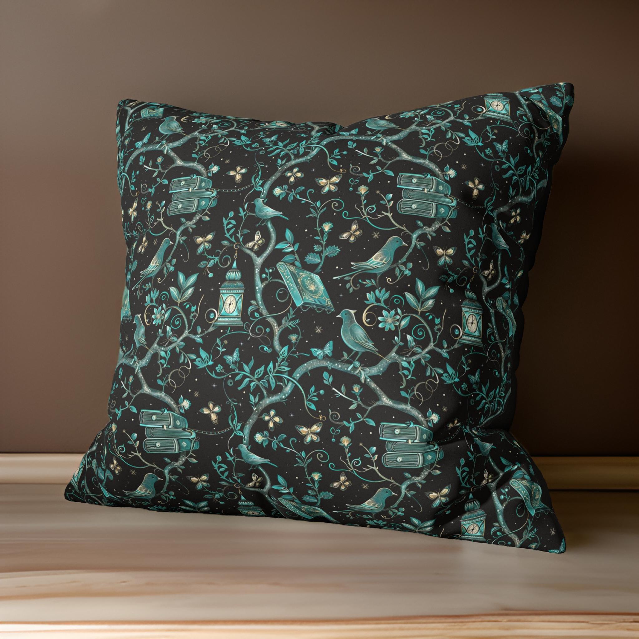 Whimsigoth Pillow – Midnight Fairytale Decor | Midnight Fairy Tale