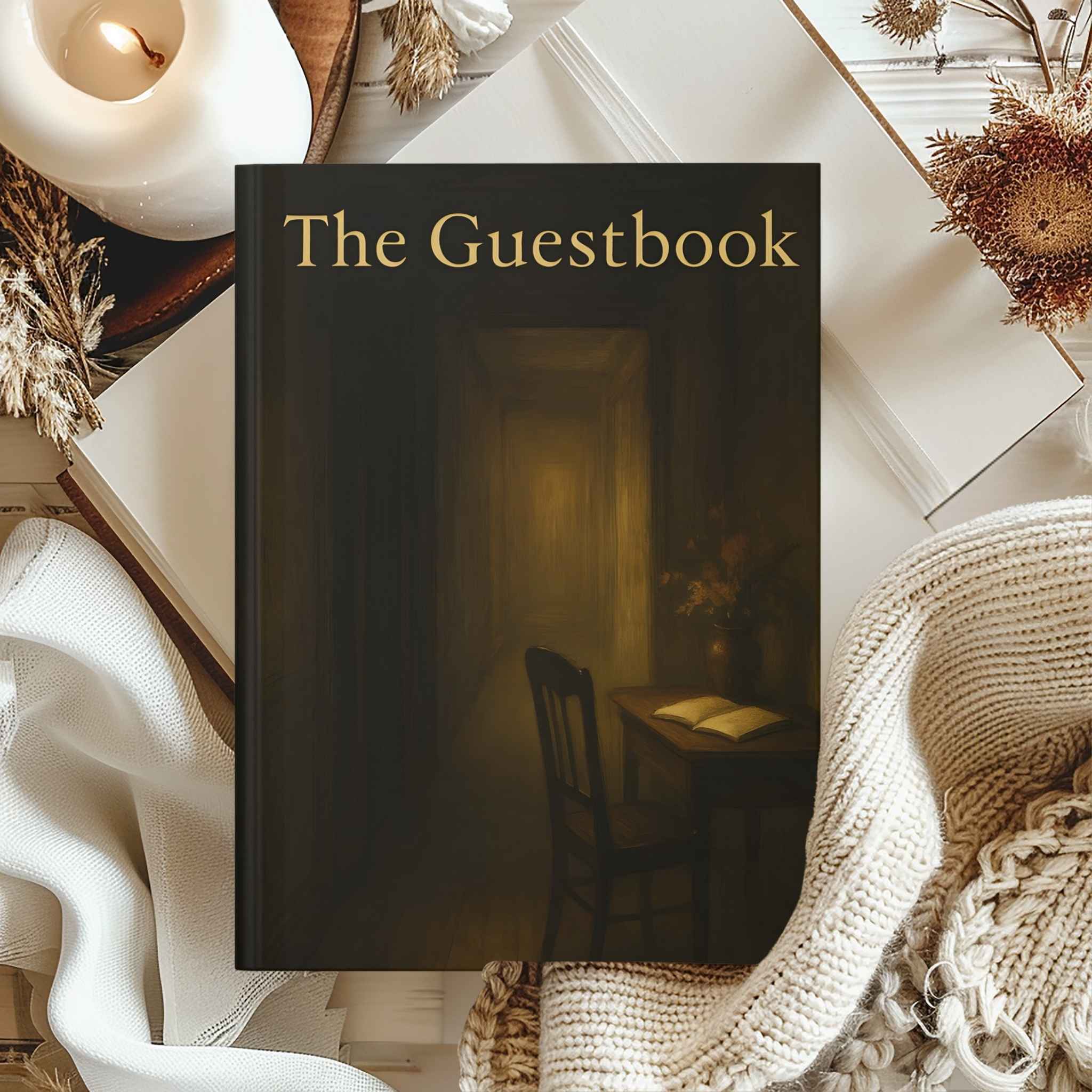 Mystery Writing Journal – Dark Moody Office | The Guestbook