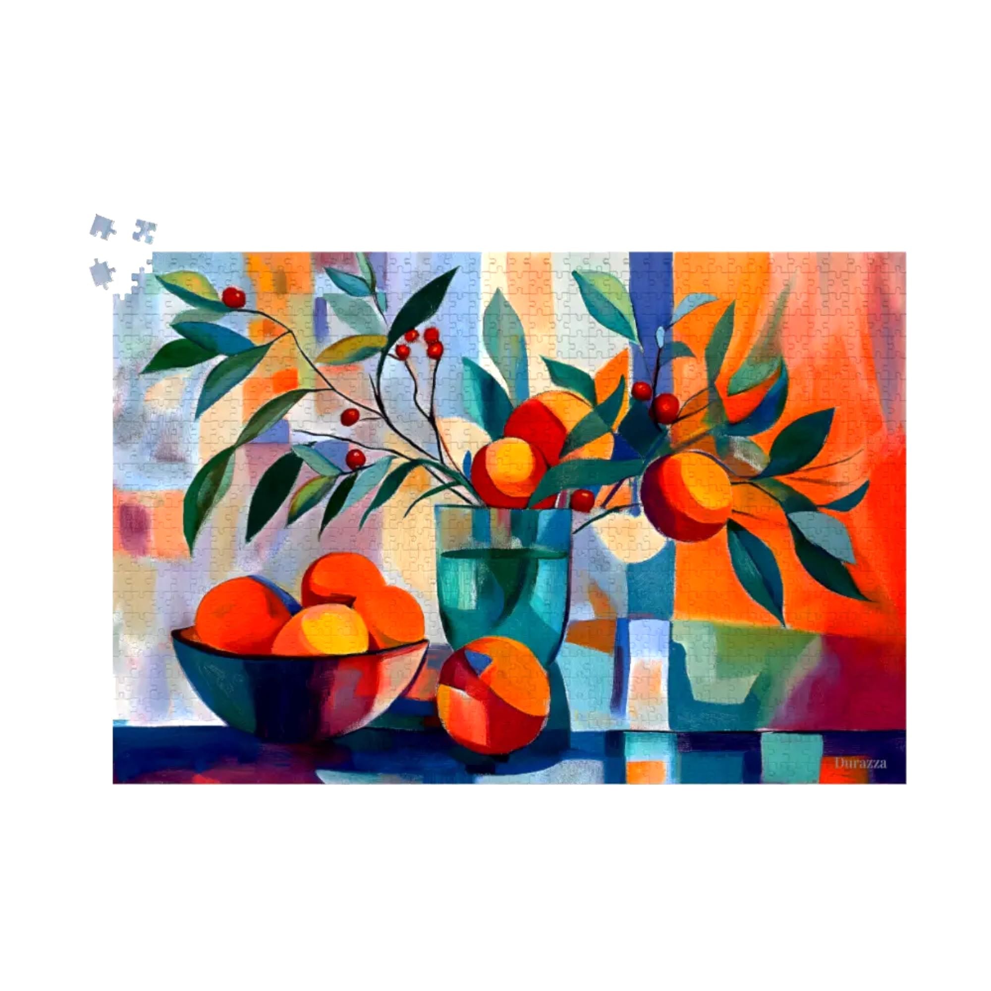 Modern Fruity Fiesta Jigsaw Puzzle 500 or 1000 Piece