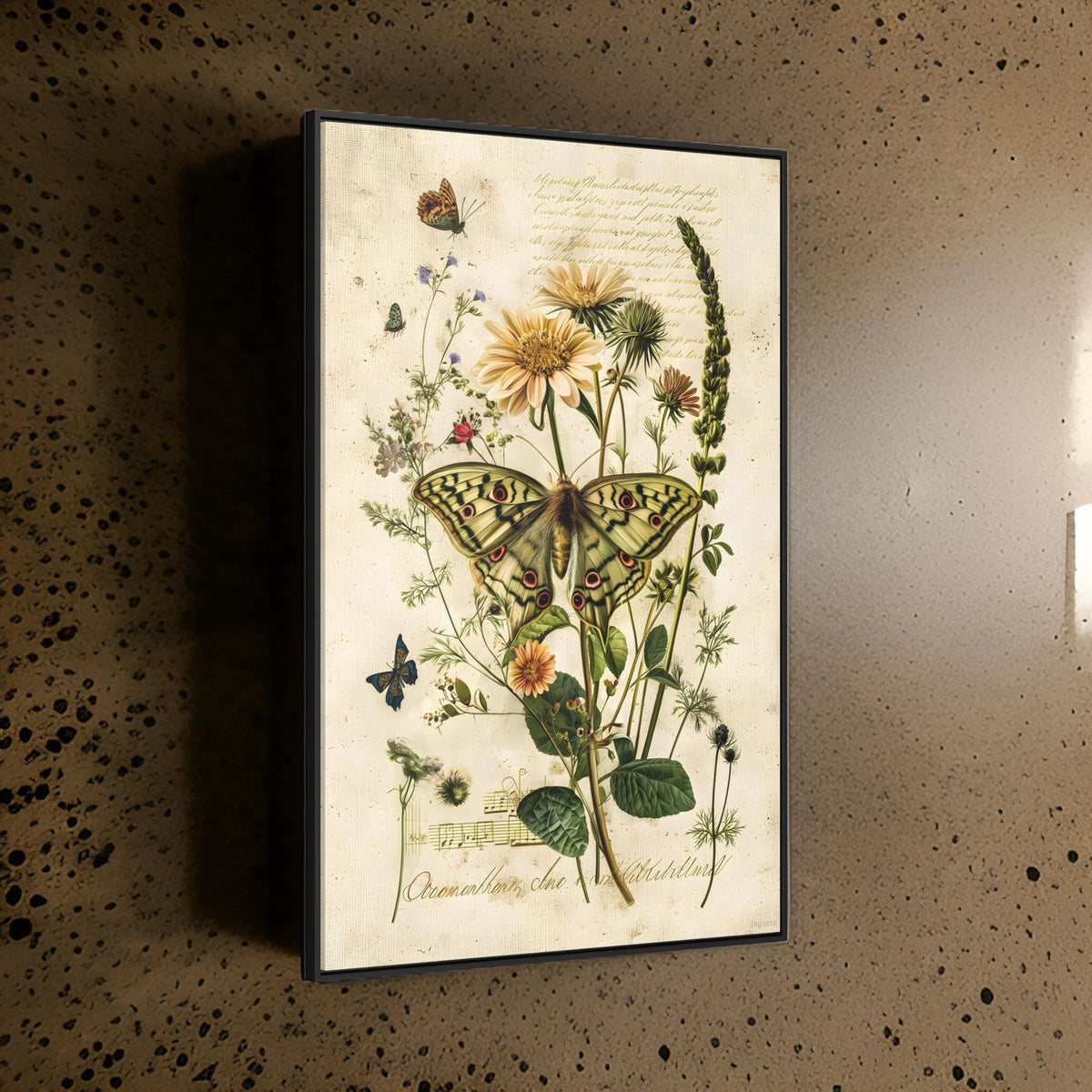 Botanical Moth Fine Art Print, 12x18 | Mothlight Sonata