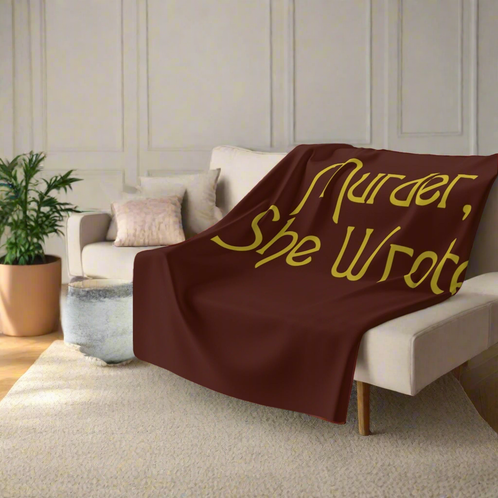 Murder She Wrote Throw Blanket