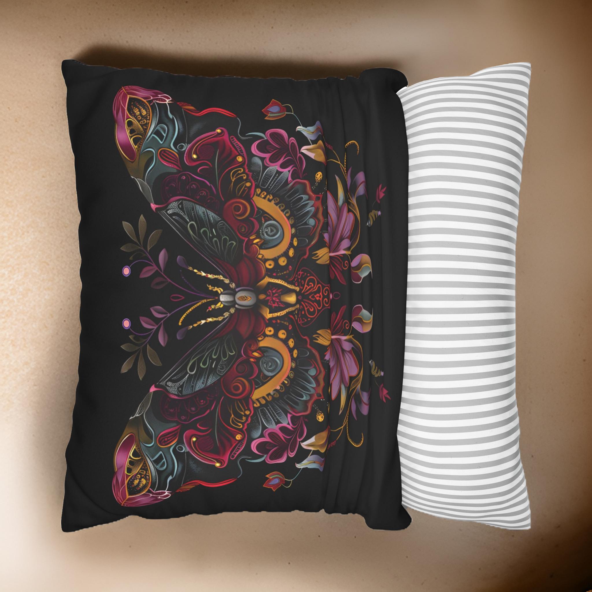 Butterfly Throw Pillow – Whimsigoth Accent | Mystical Butterfly