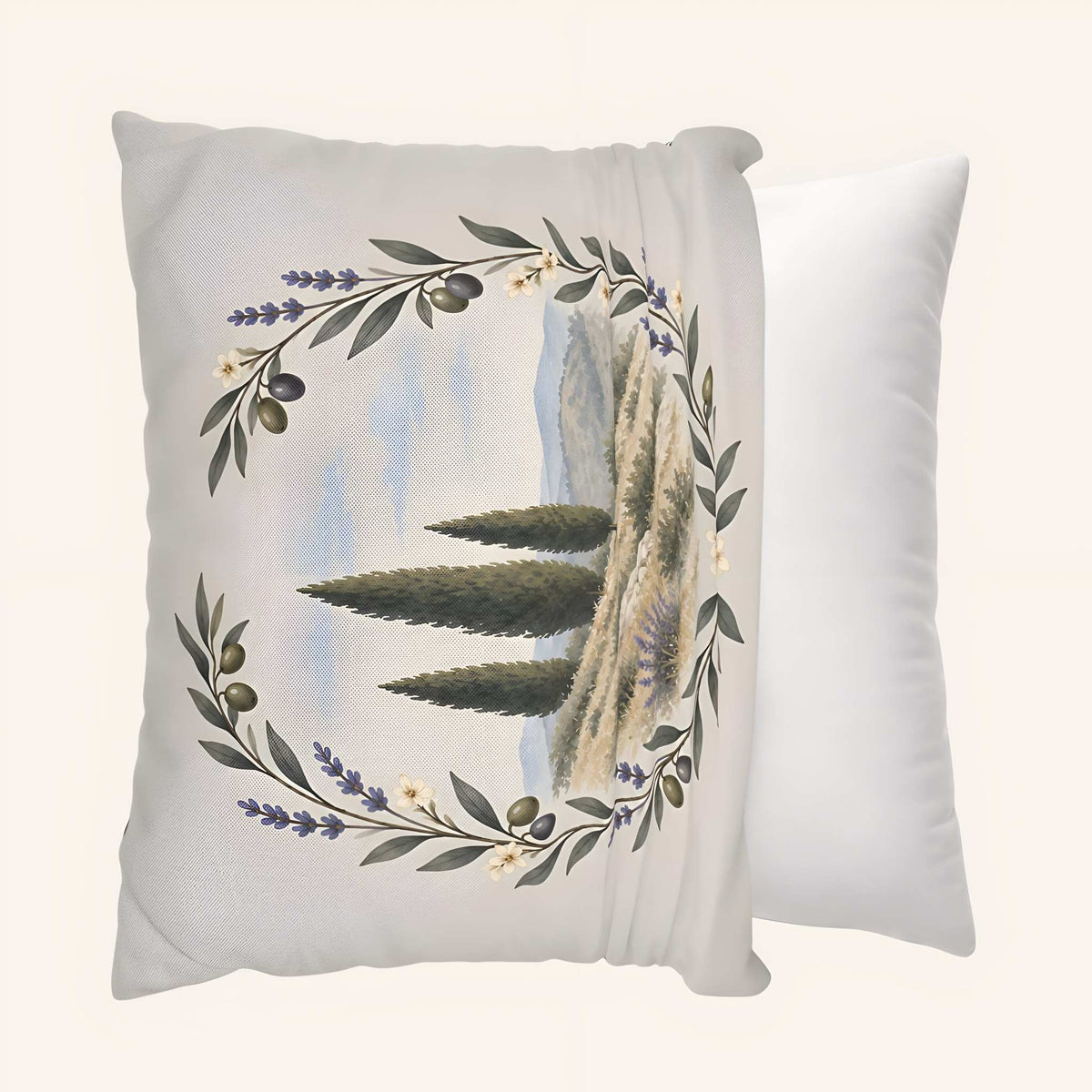 Tuscan Pillow Cover, 18x18 or 20x20 Polyester | Olive Haven