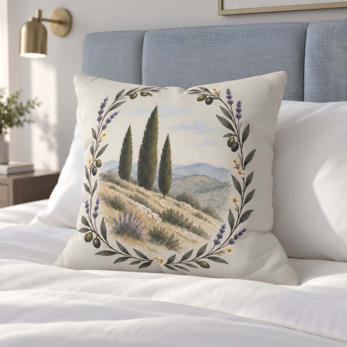 Tuscan Pillow Cover, 18x18 or 20x20 Polyester | Olive Haven