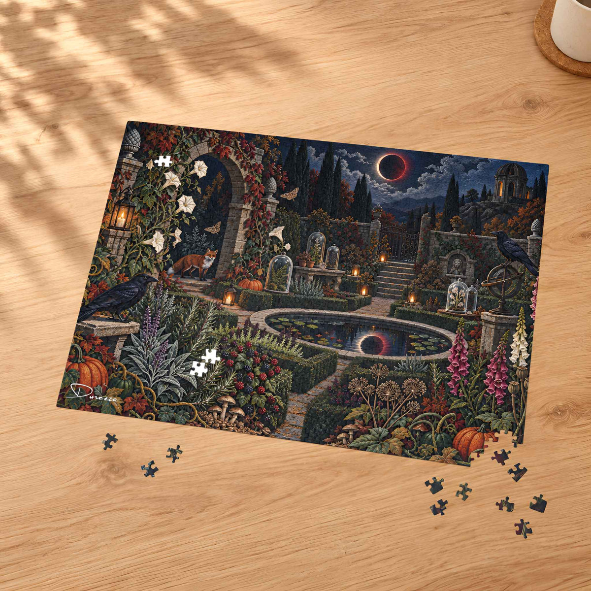 Secret Garden Jigsaw Puzzle for Adults, 500 or 1000 Pieces | Eclipse Moon