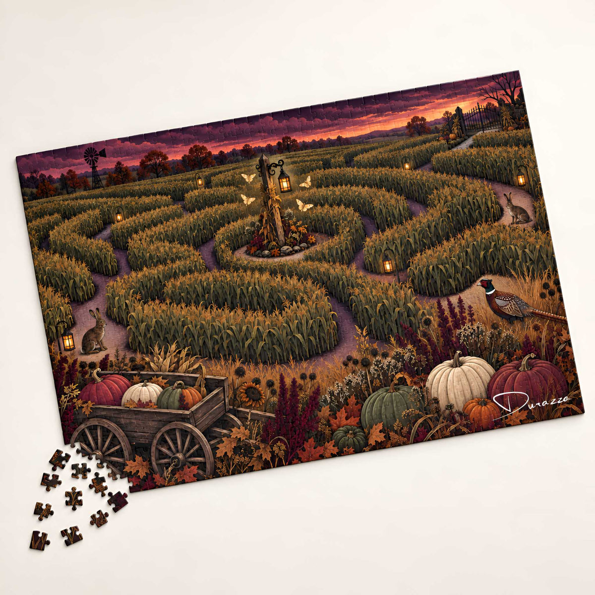 Autumn Corn Maze Jigsaw Puzzle, 500/1000 Pieces