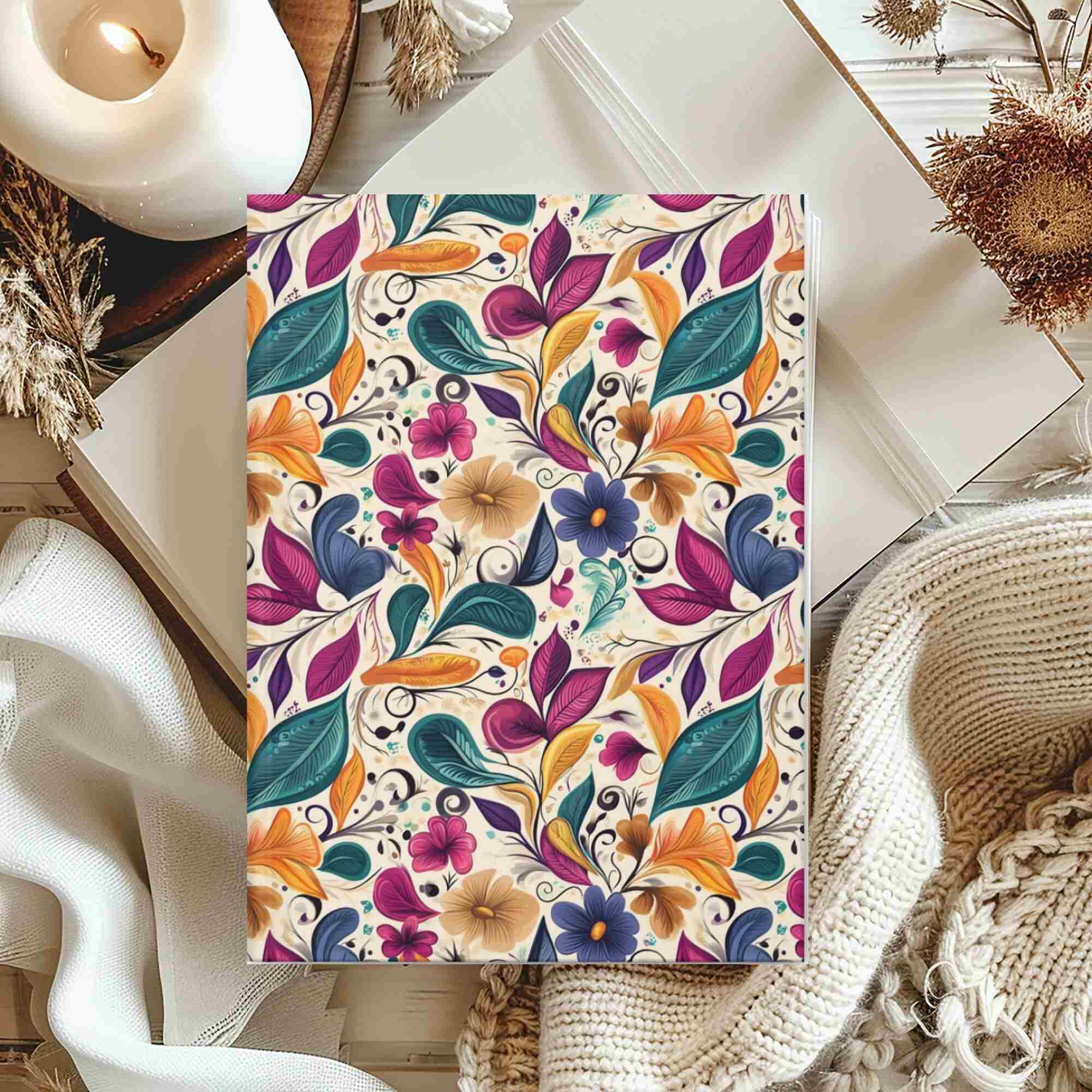 Maximalist Floral Journal – Writing Notebook | Petal Riot