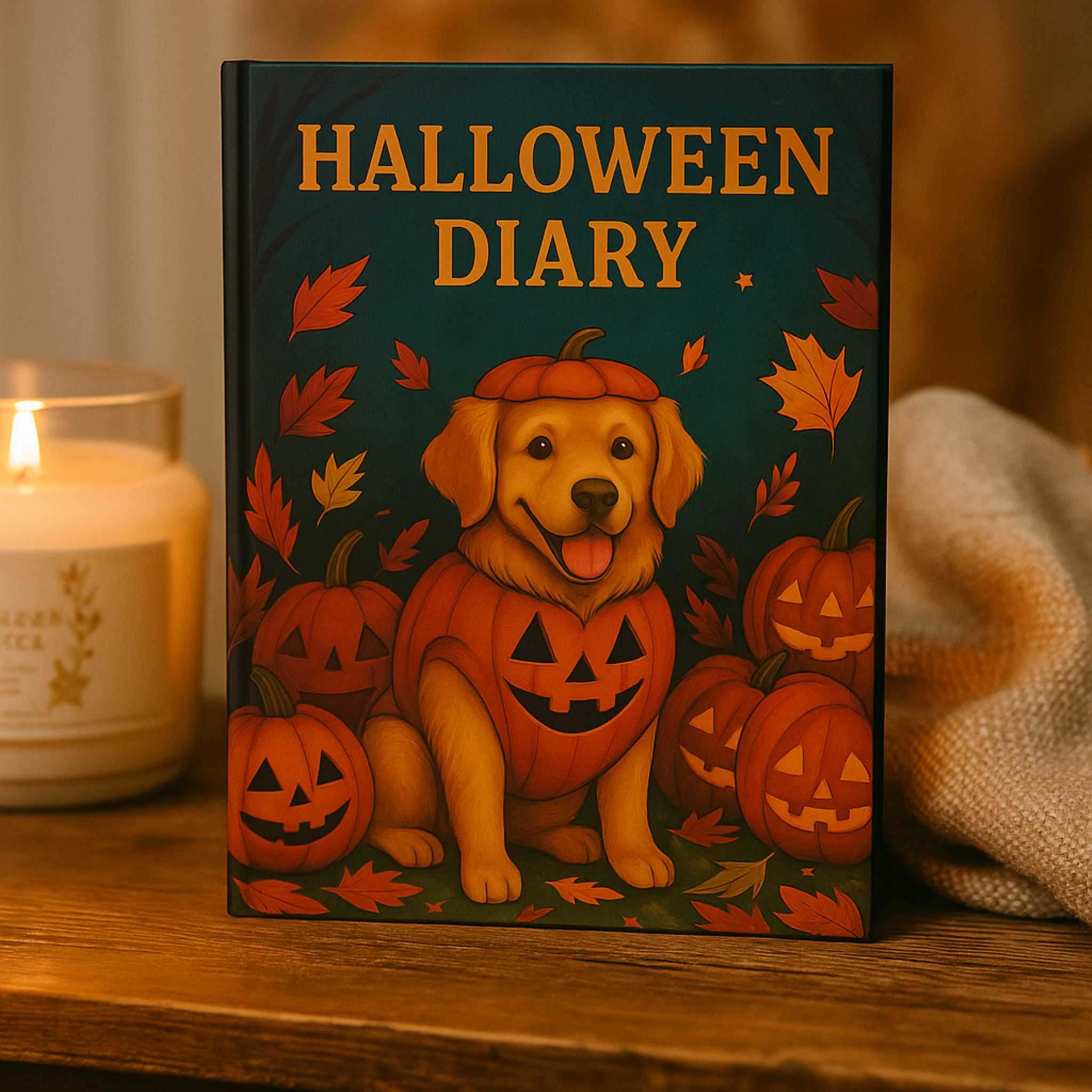 Halloween Dog Journal – Autumn Puppy Diary | Pumpkin Whiskers