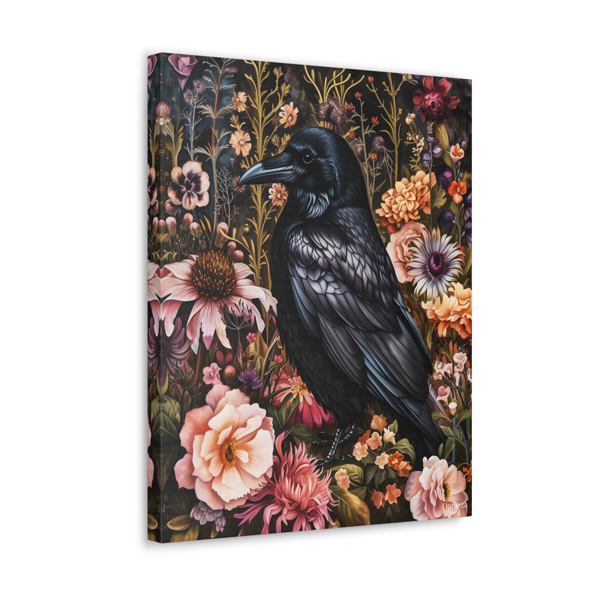 Raven Blossoms Wall Art Piece