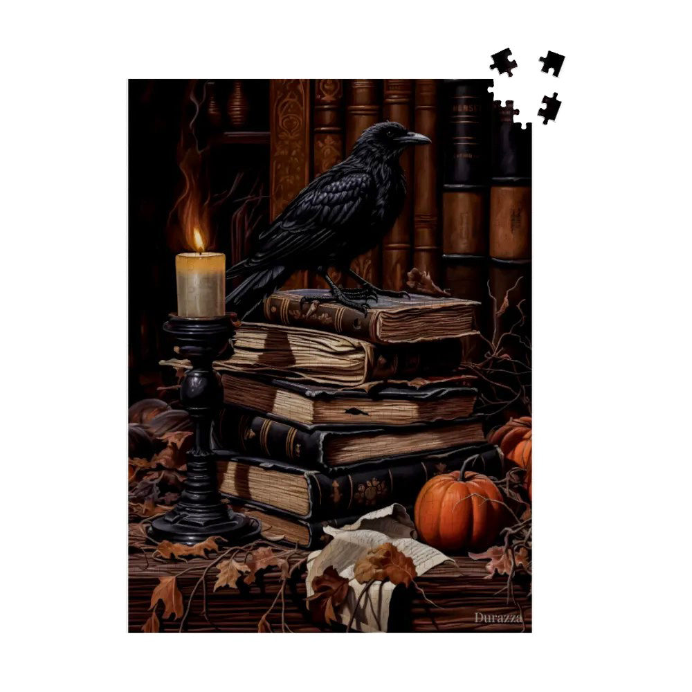 Raven's Library Jigsaw Puzzle 500 or 1000 Piece