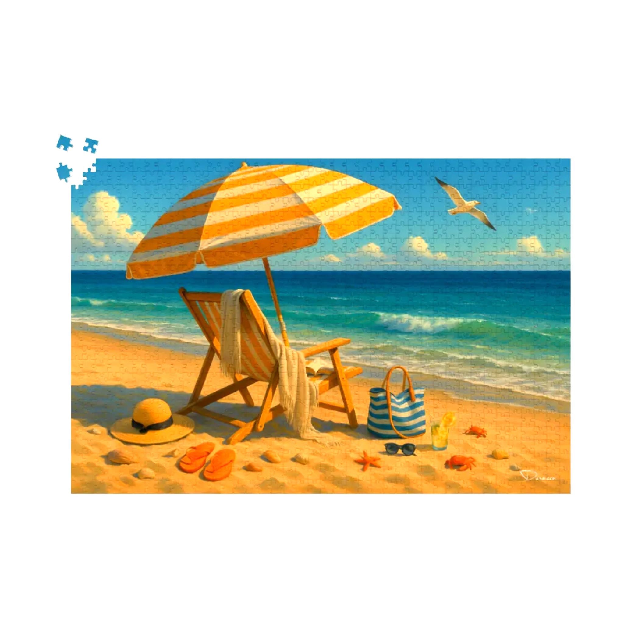 Beach Puzzle – Relaxing Coastal Scene | Relaxing Summer Day