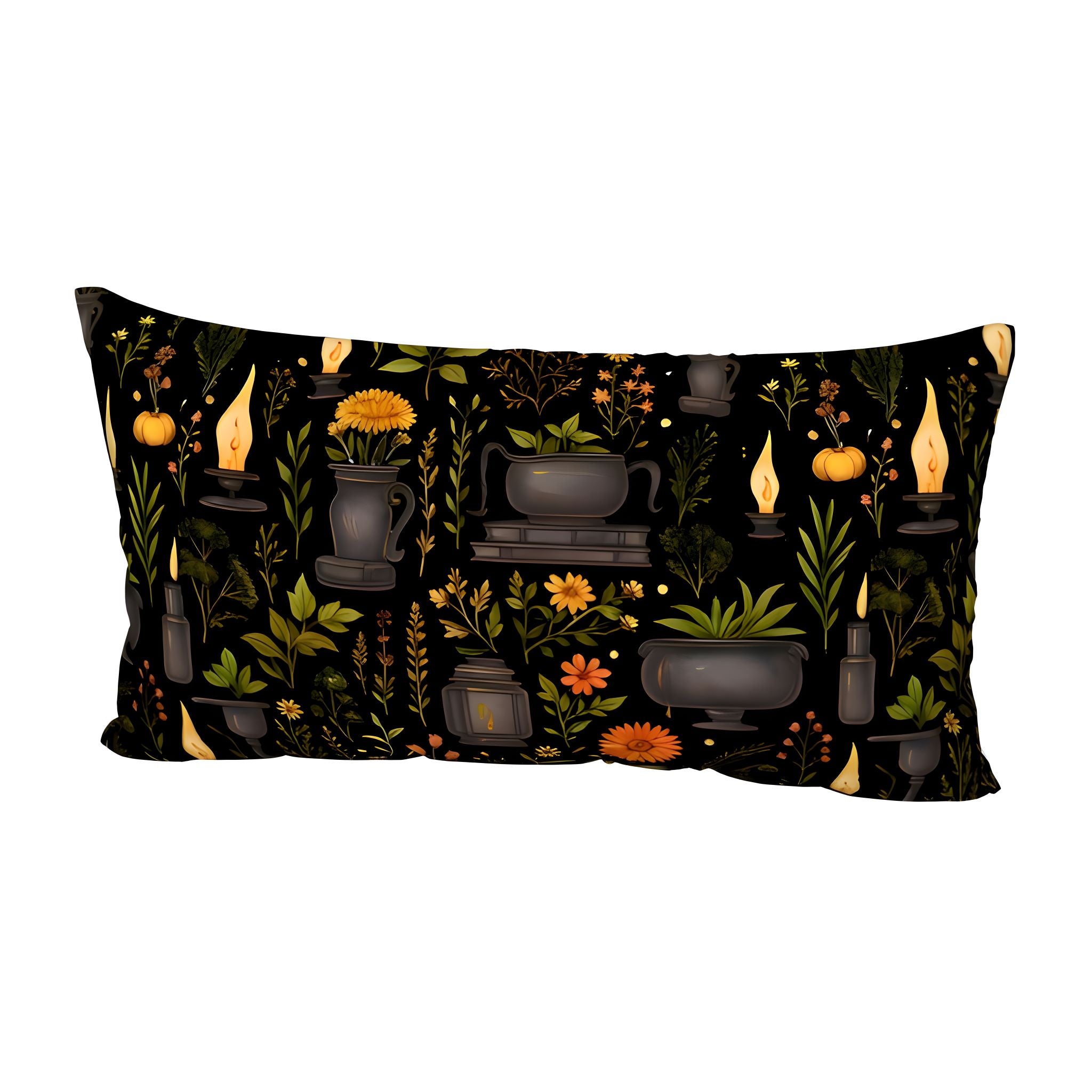 King size whimsigoth pillow sham in cotton sateen.