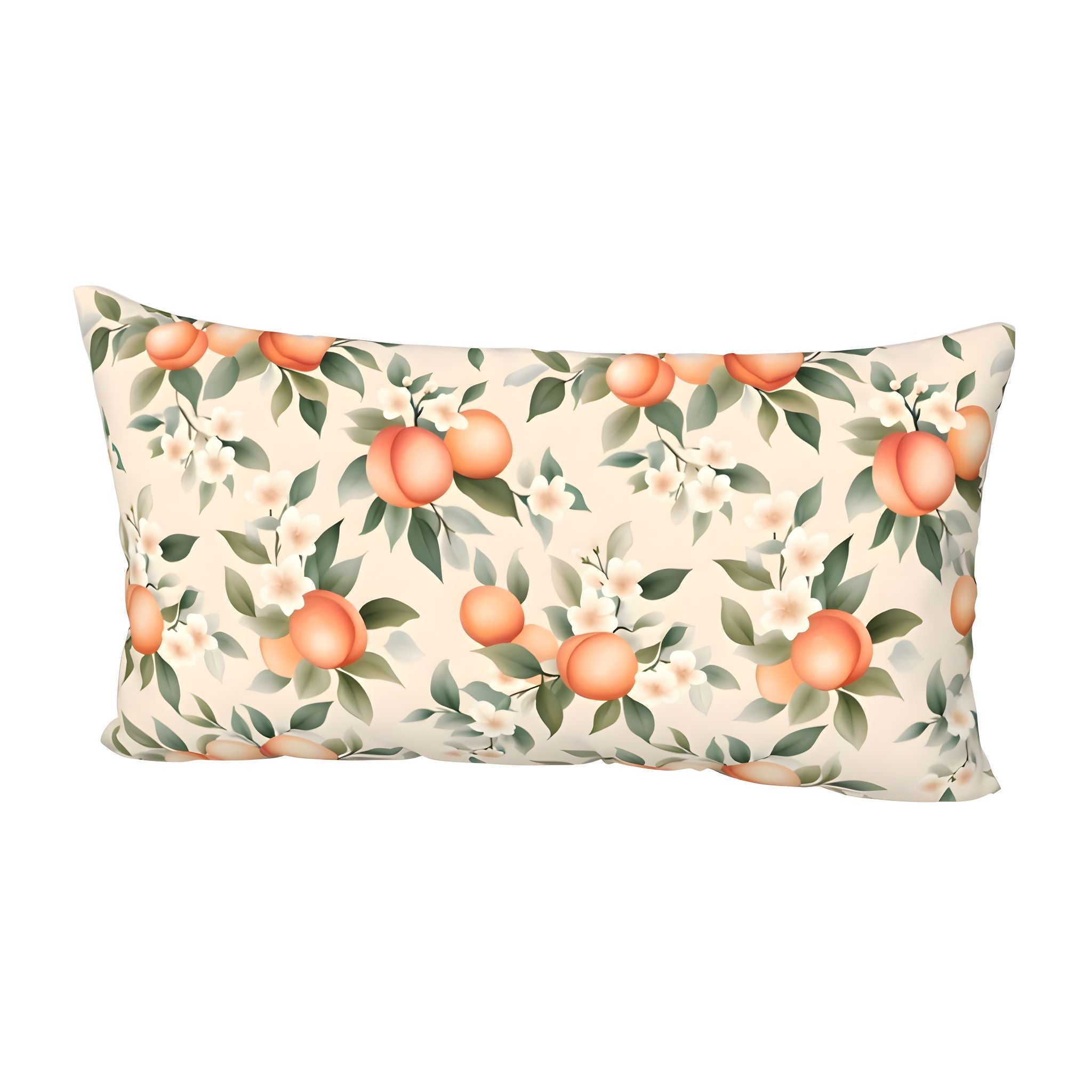 King size peach pillowcase with envelope closure.