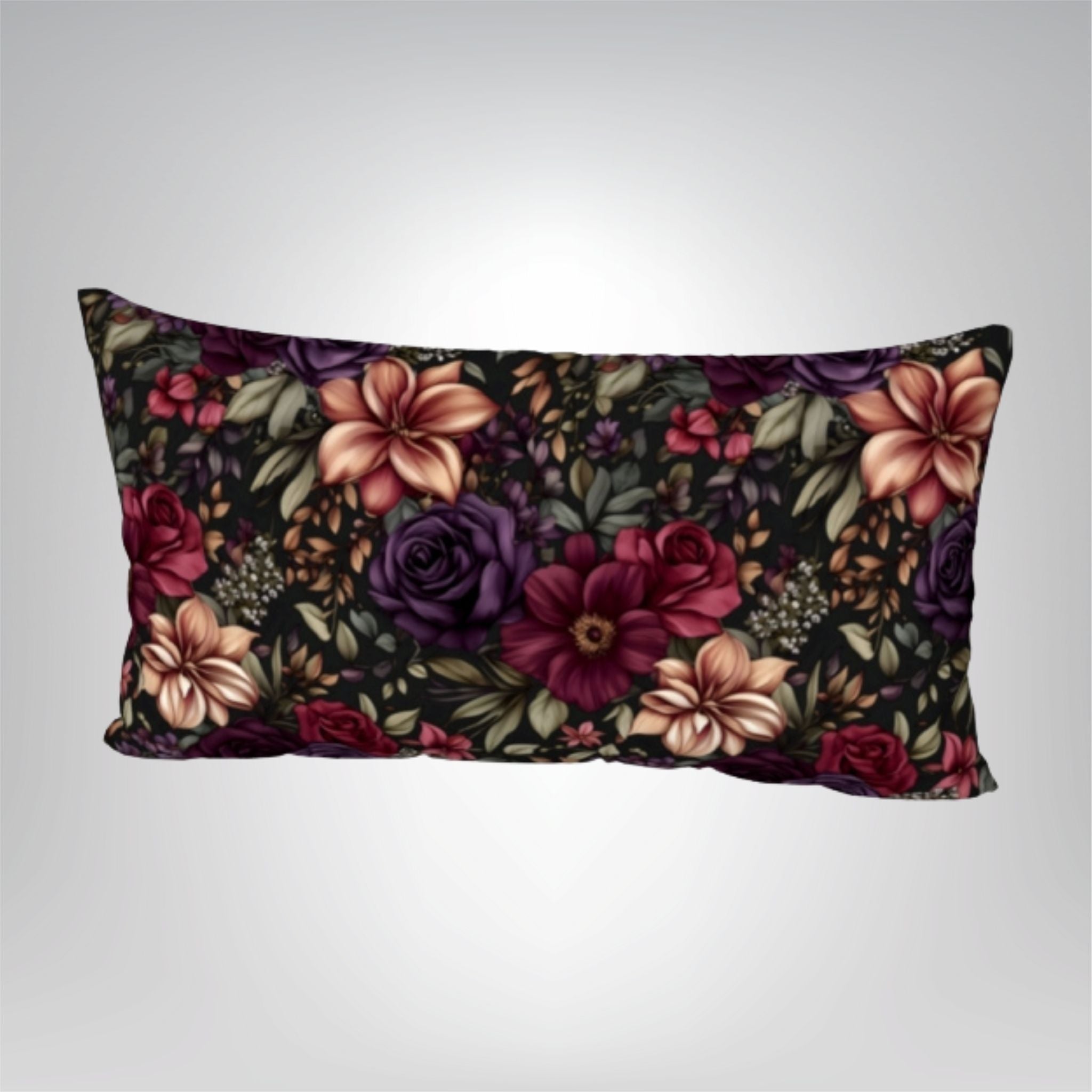 Gothic Floral Duvet Cover – Moody Bedding | Midnight Bloom