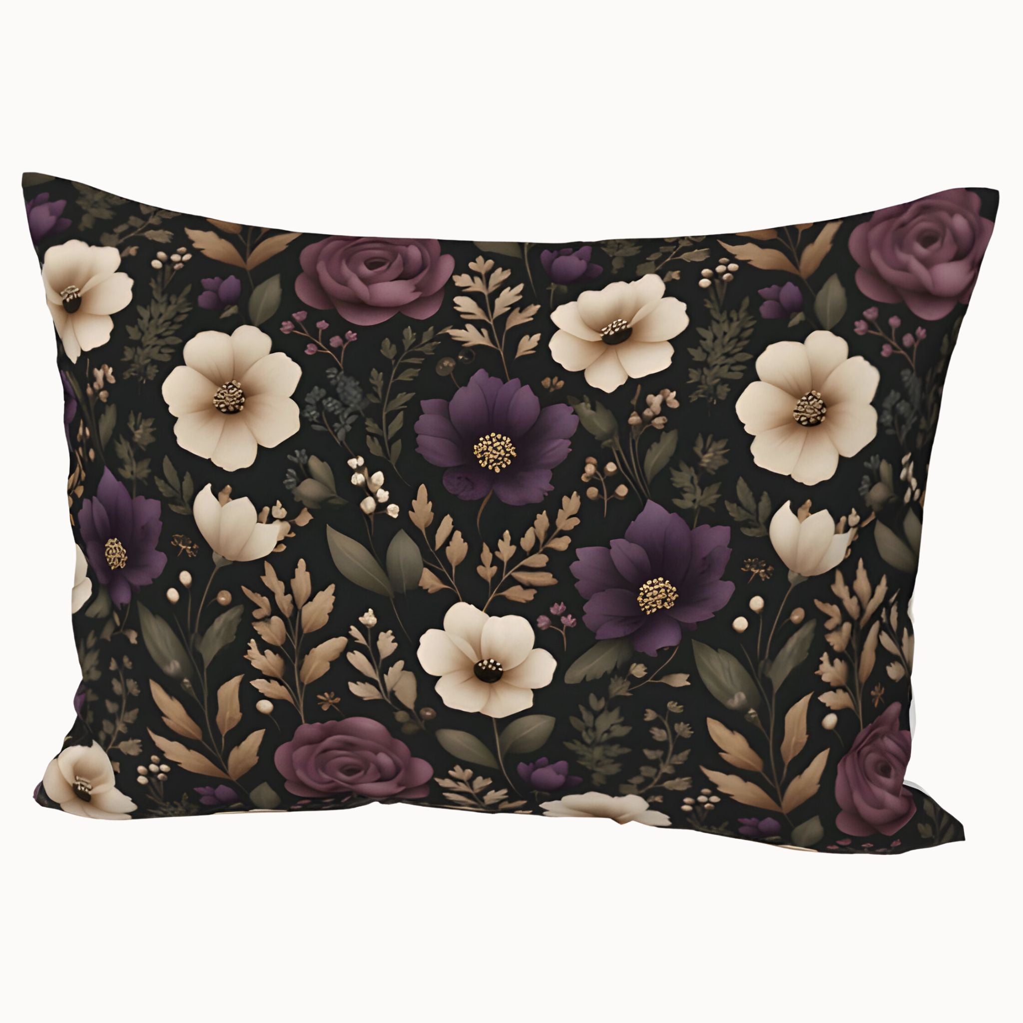 Moody Floral Pillow Shams – Standard or King | Moonpetal