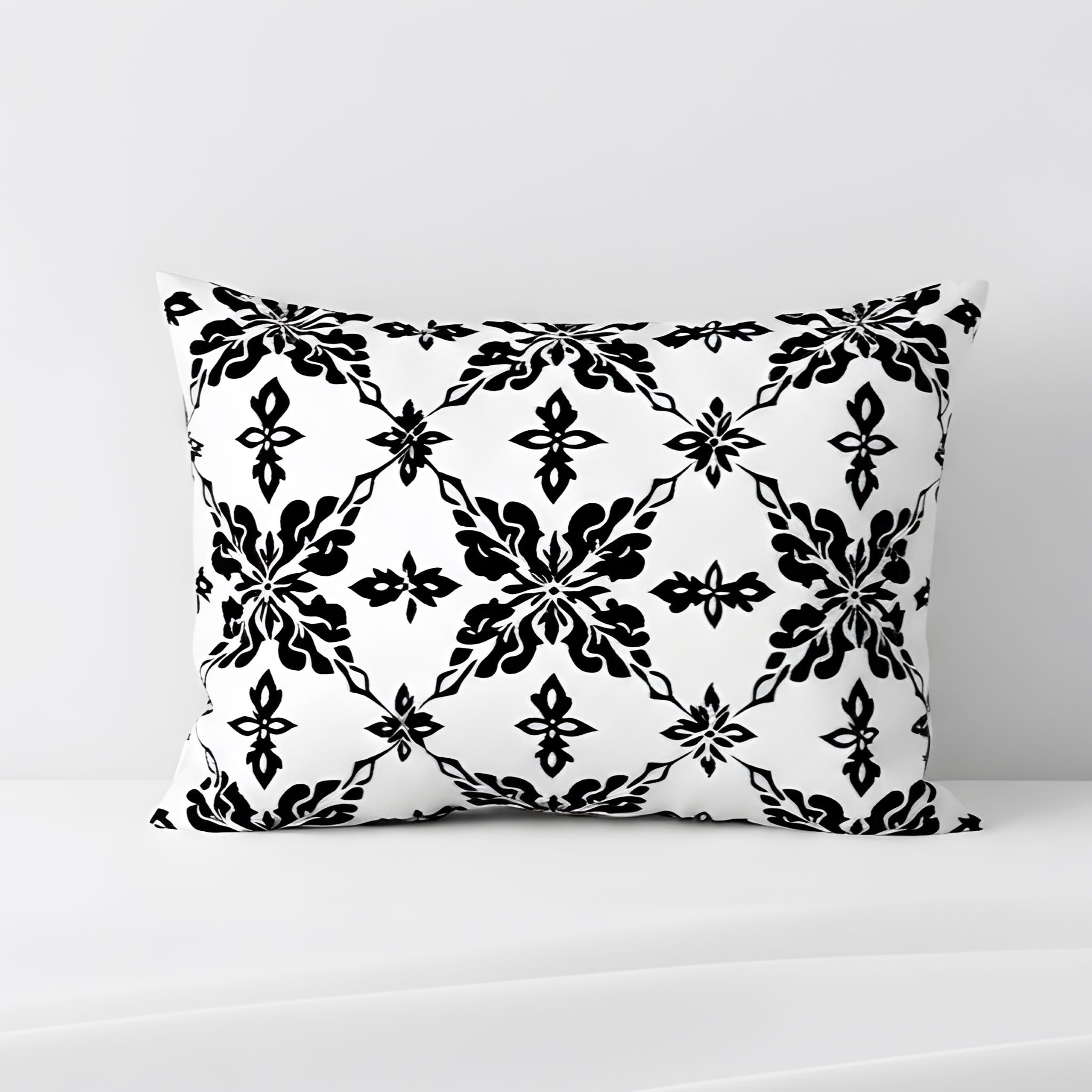Gothic cotton pillow sham in standard or king sizes.