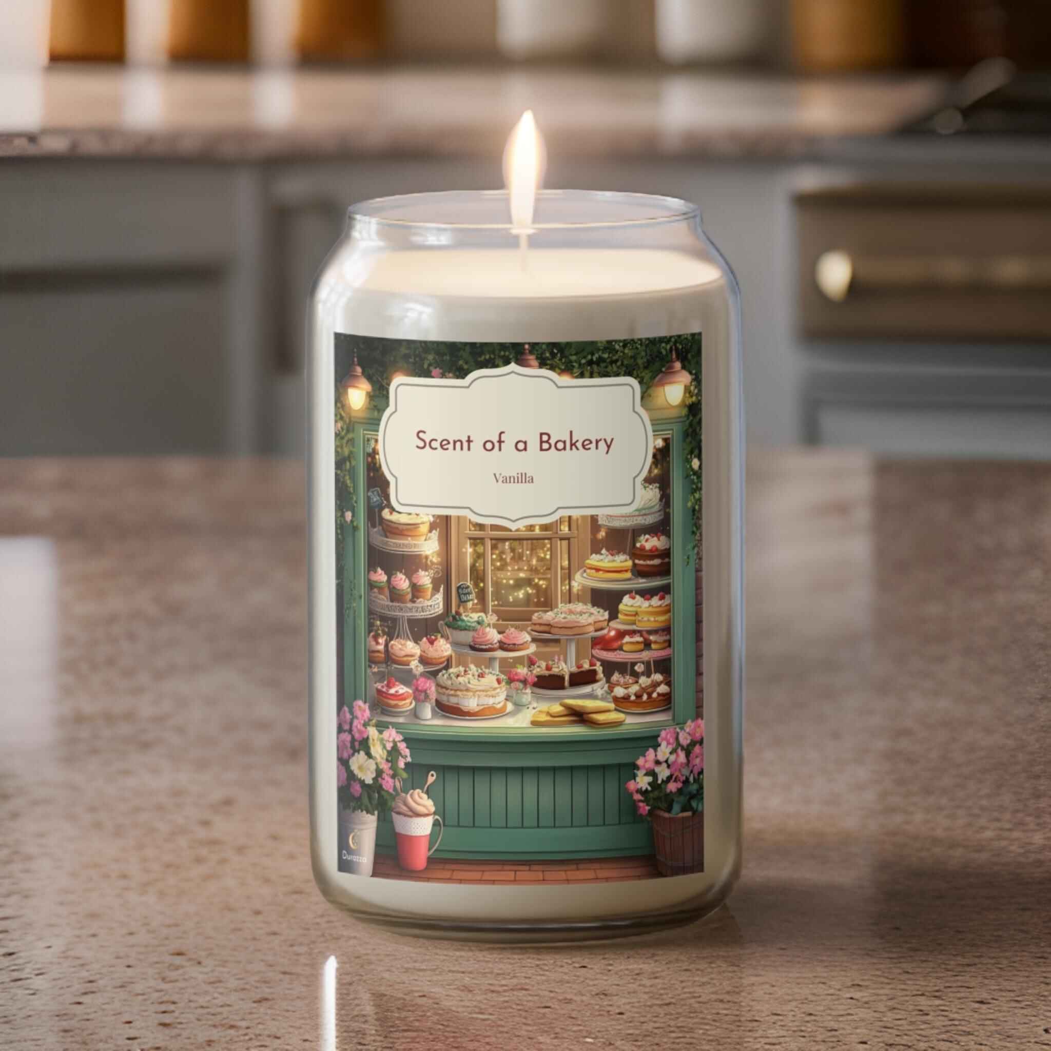 Vanilla Scented Candle – 14 oz Soy Wax | Scent of a Bakery