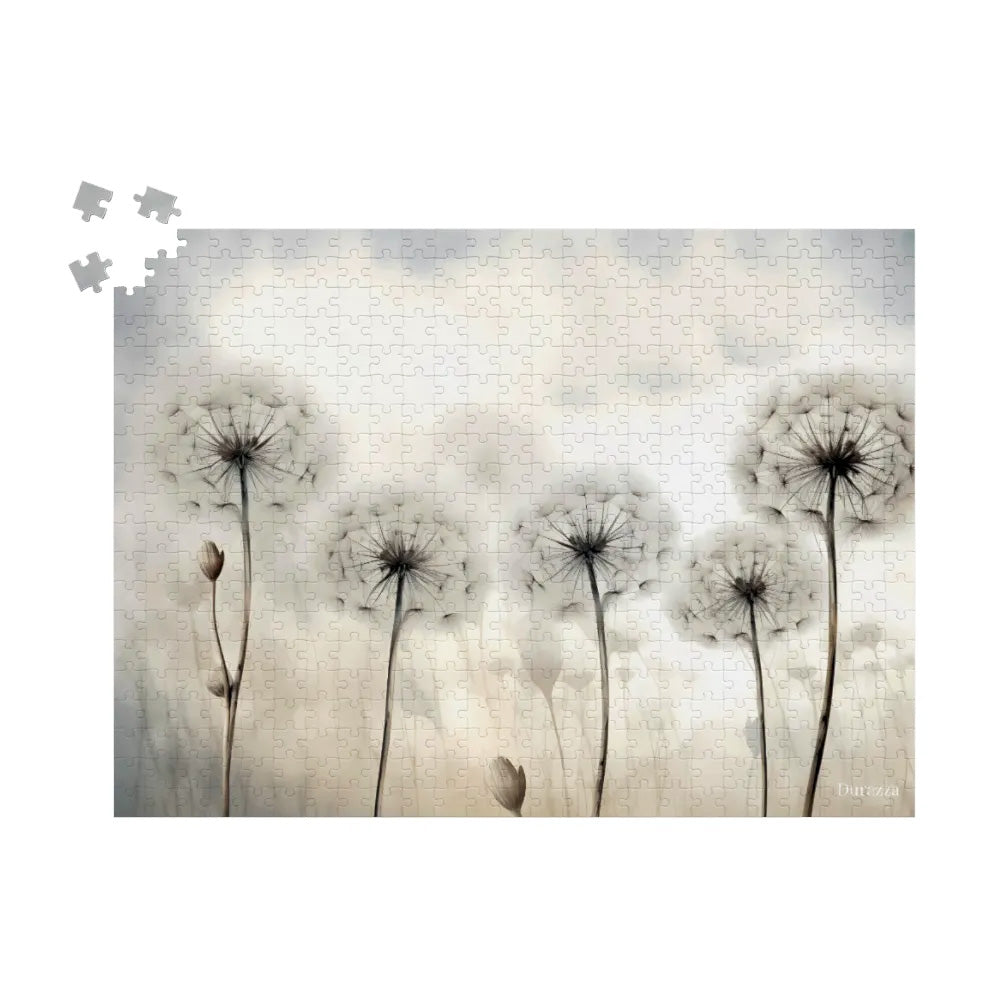 Serene Dream Dandelion Jigsaw Puzzle: 500 or 1000 Piece