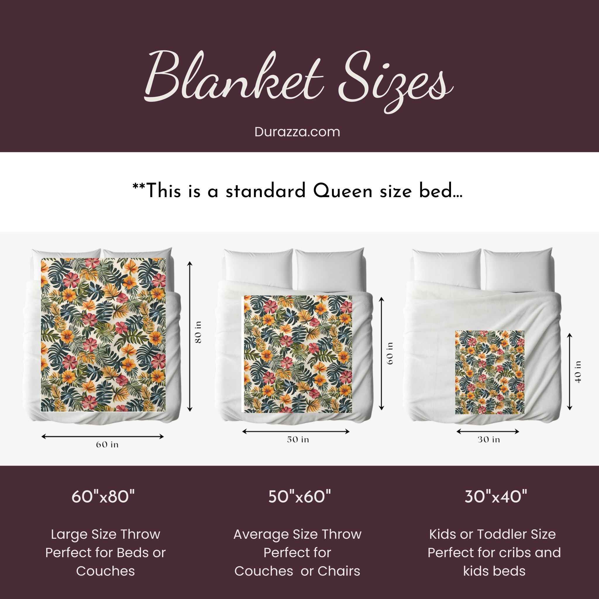 Blanket Size Chart