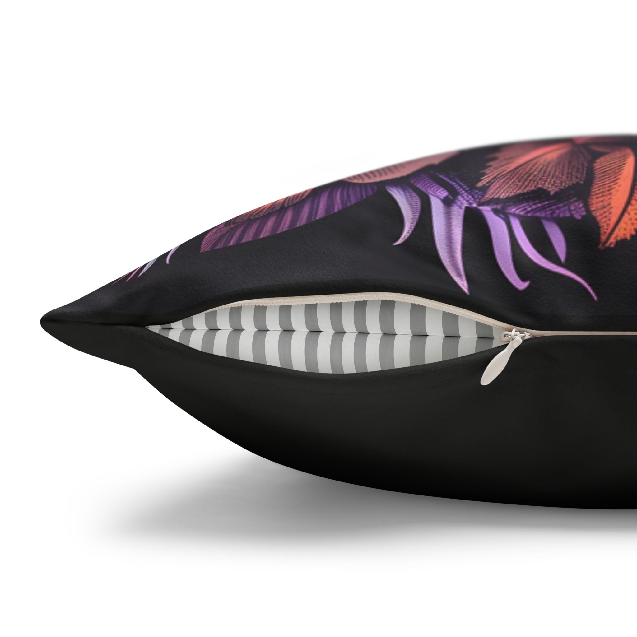 Skeleton Pillow – Tropical Gothic Decor | Skeleton Tropics