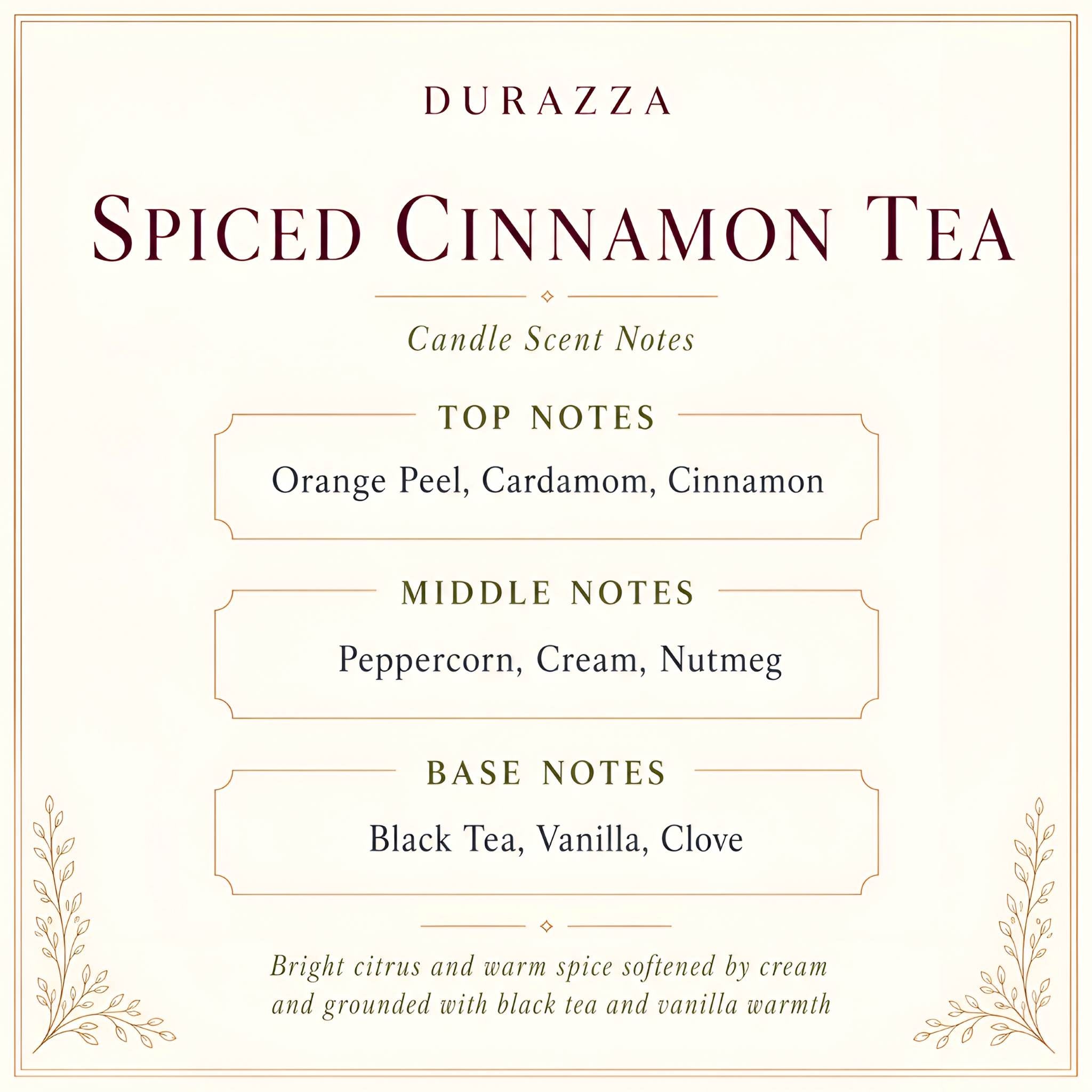 Halloween Candle Spiced Cinnamon Tea – 9 oz | Moonrise Lantern