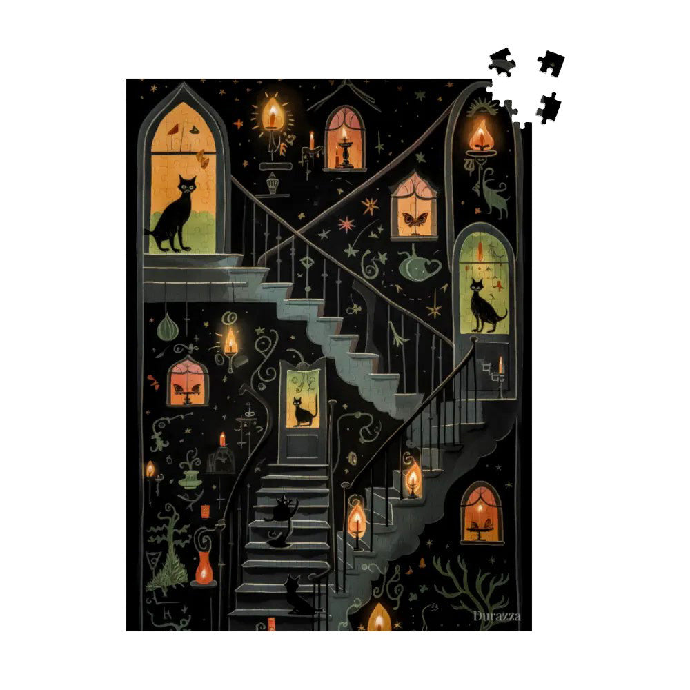 Staircase of Cats Jigsaw Puzzle 500 or 1000 Piece