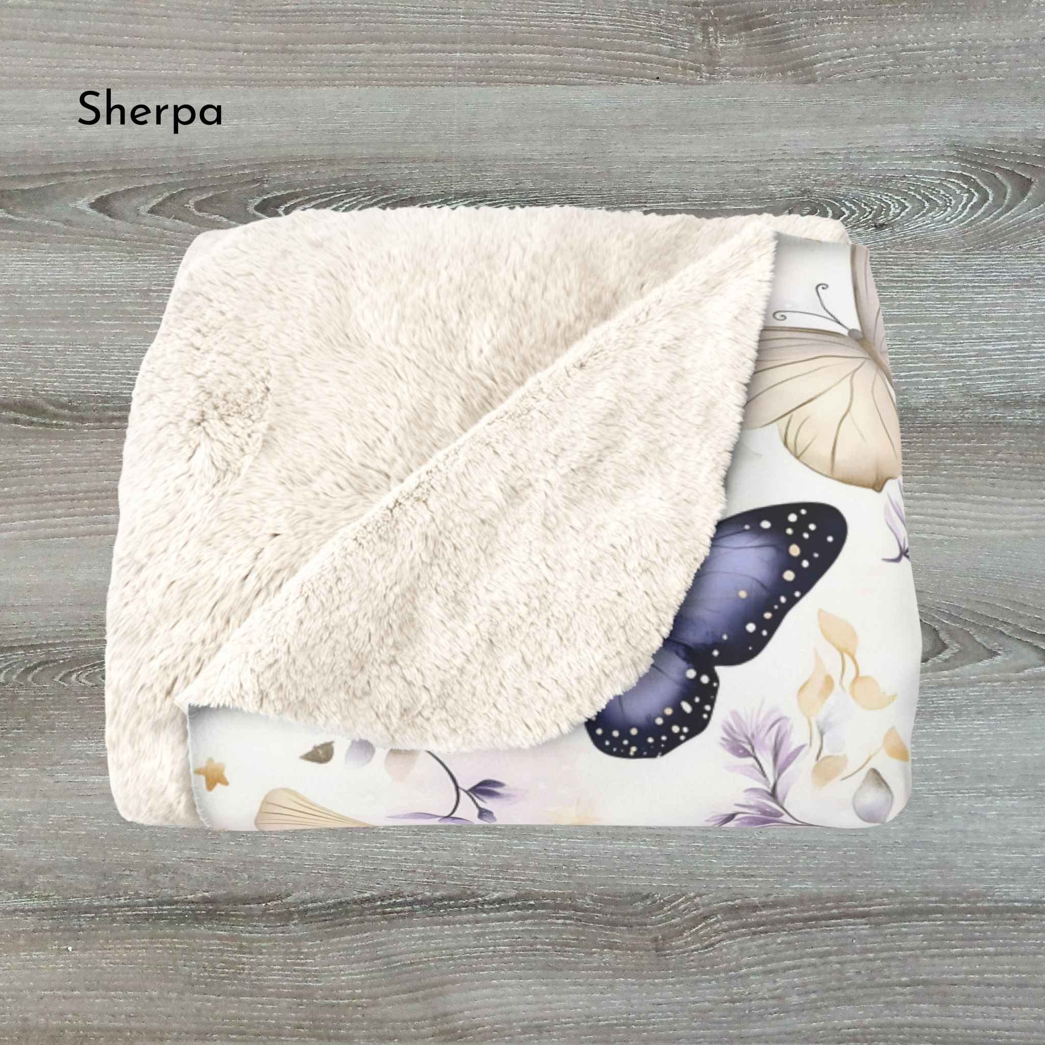 Whimsical Butterfly Throw Blanket | Starlit Flight