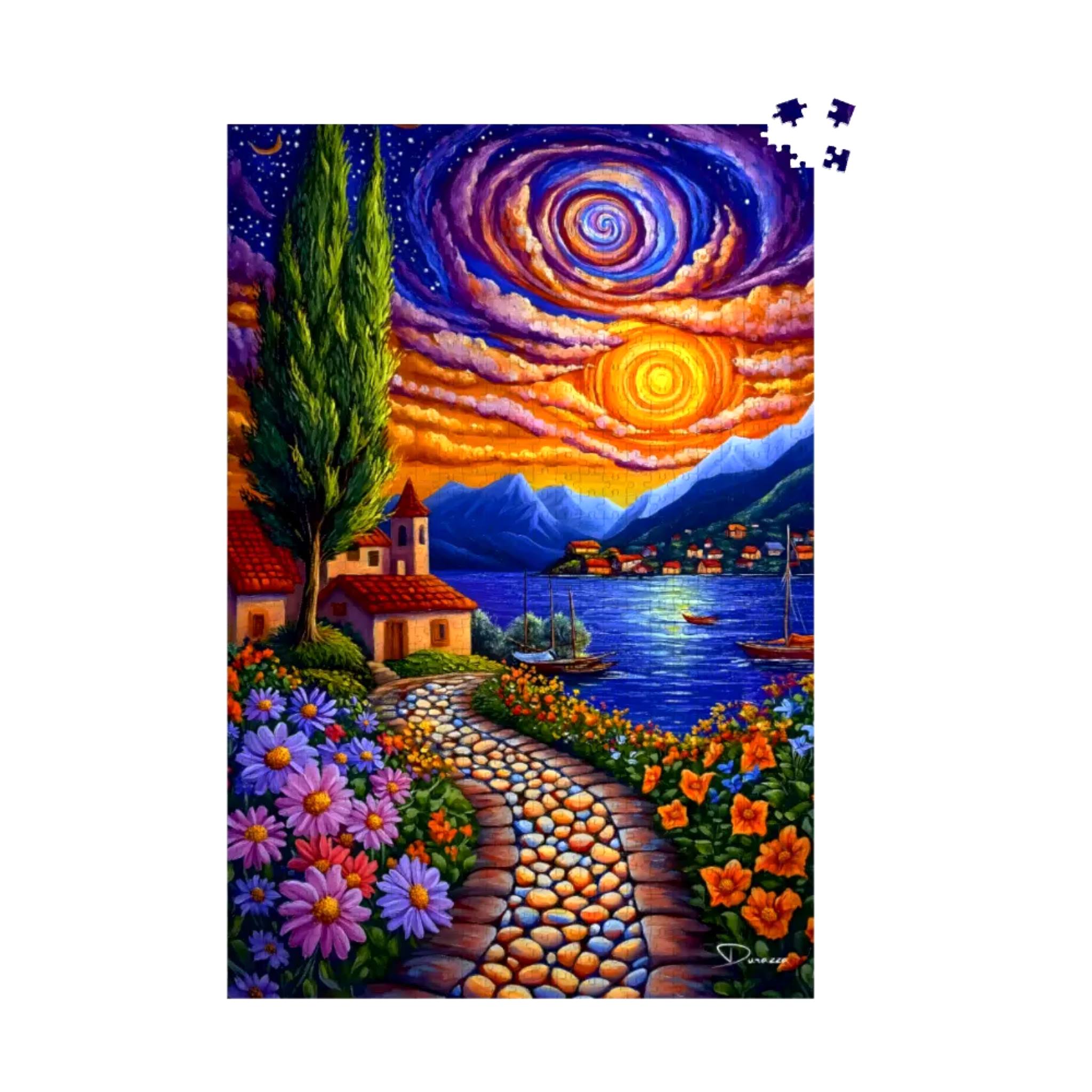 Landscape Jigsaw Puzzle – Colorful Pathway | Sunspire Bay