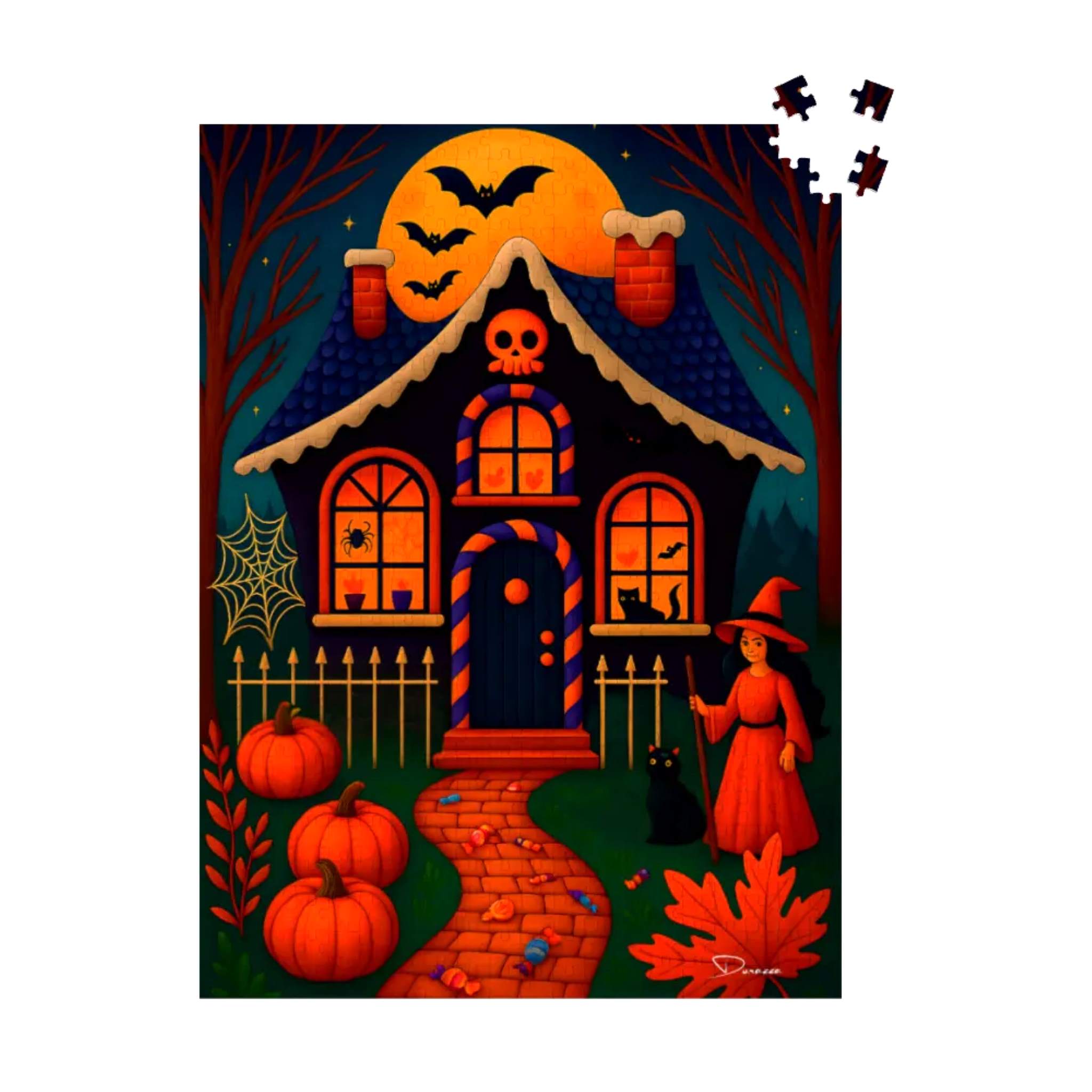 Whimsical Halloween Puzzle – Haunted Path | Sweet Manor